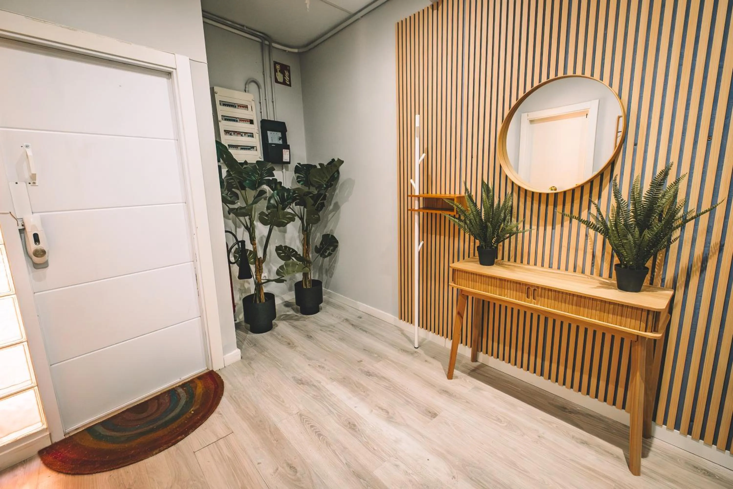 Living room in Fira Rooms Barcelona Hospitalet