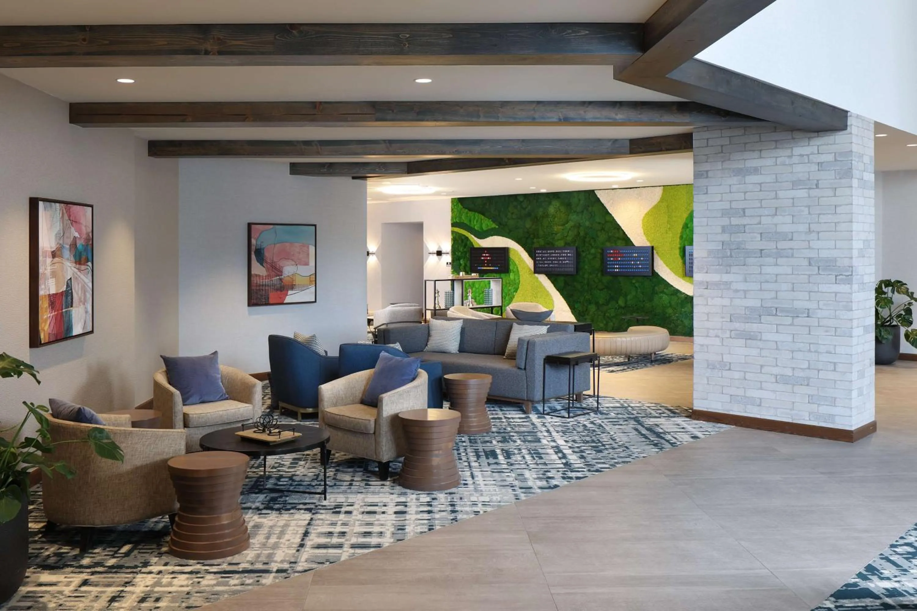 Lobby or reception in Doubletree By Hilton Battle Creek