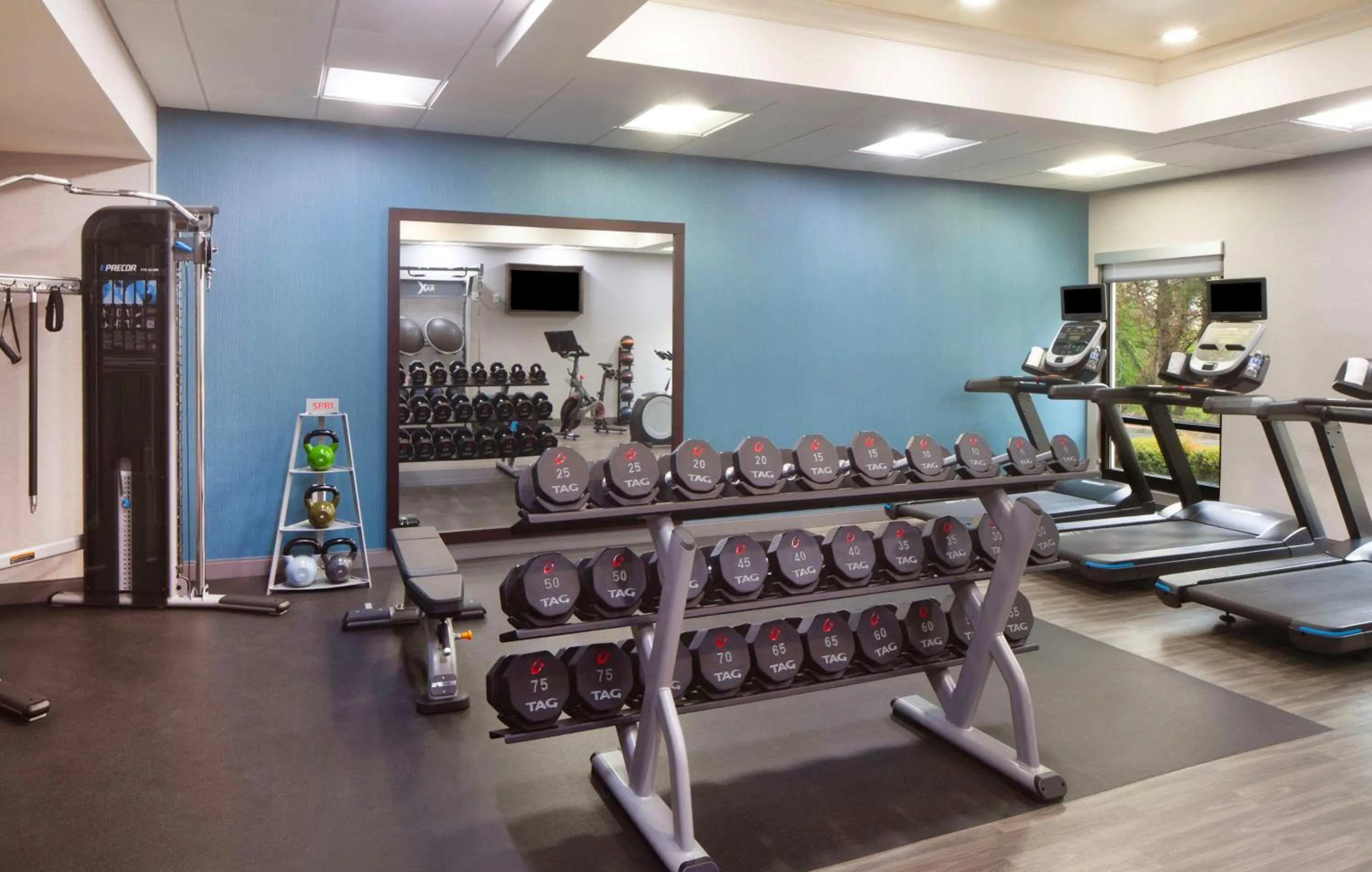 Fitness centre/facilities in Hampton Inn & Suites-Atlanta Airport North-I-85