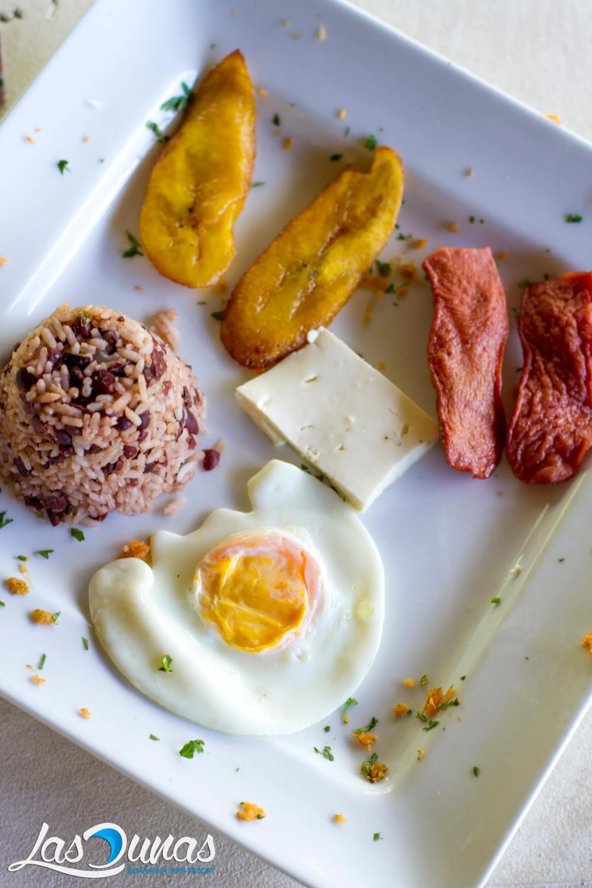 Breakfast in Las Dunas Surf Resort