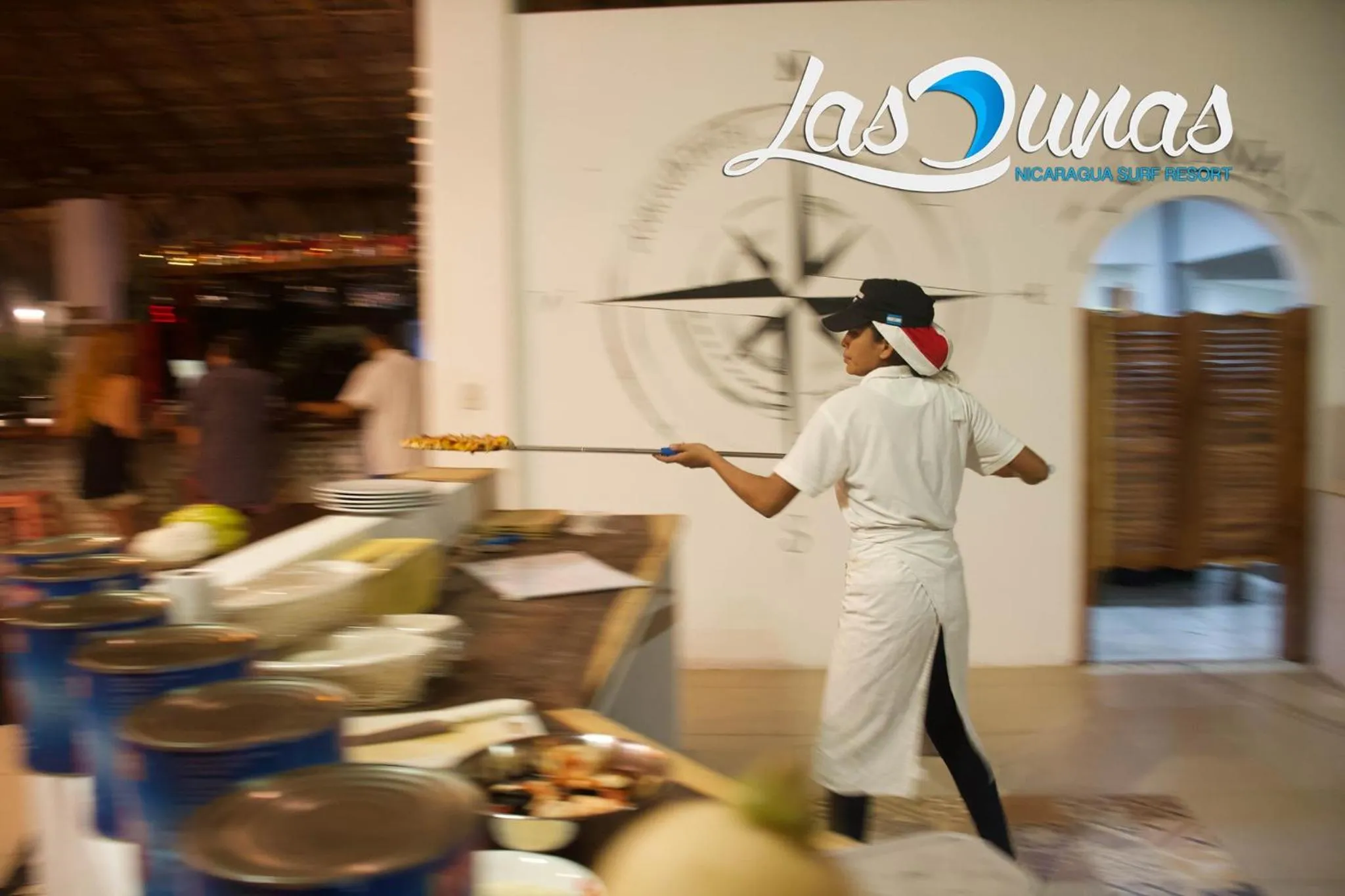 Restaurant/places to eat in Las Dunas Surf Resort