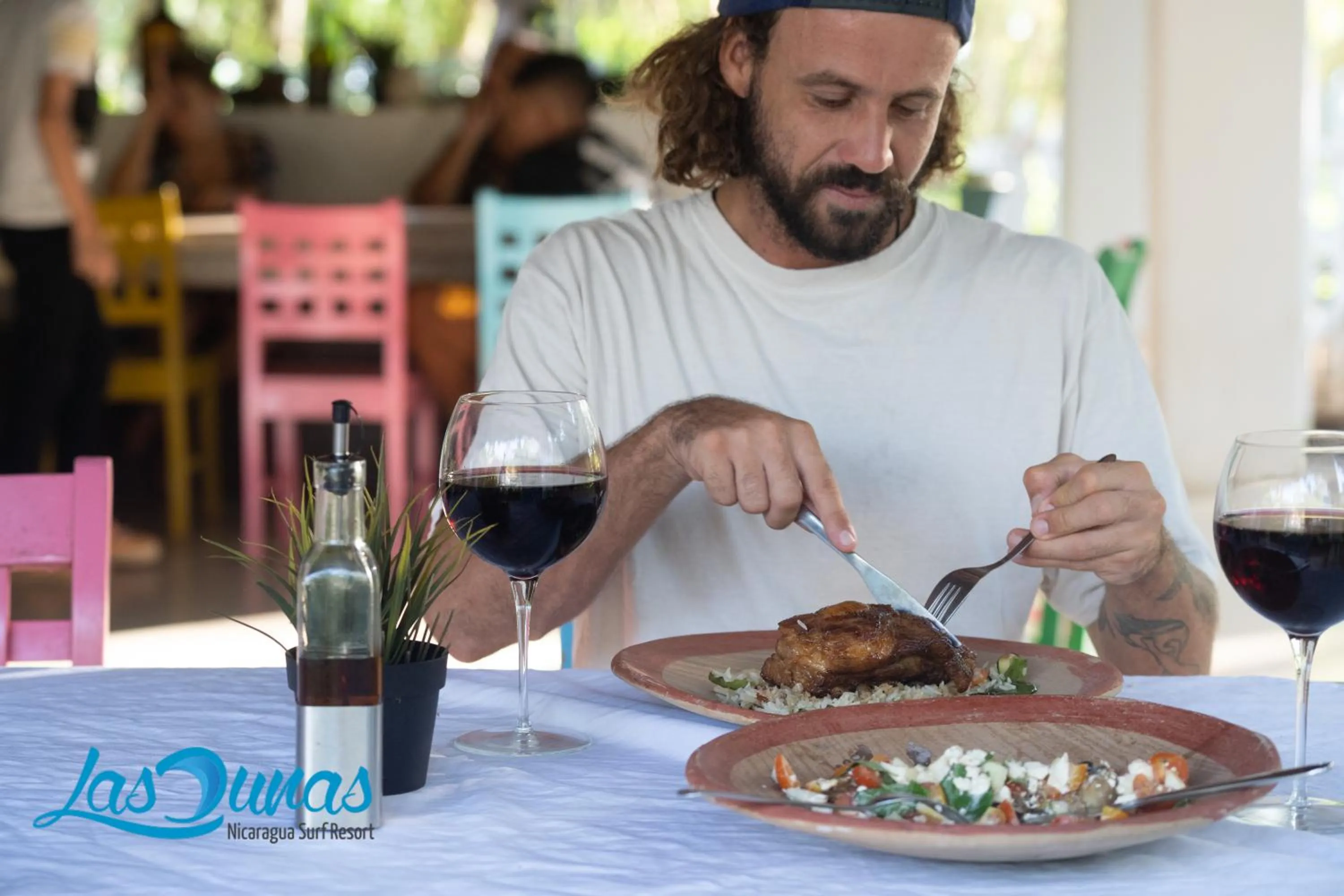 Restaurant/places to eat in Las Dunas Surf Resort