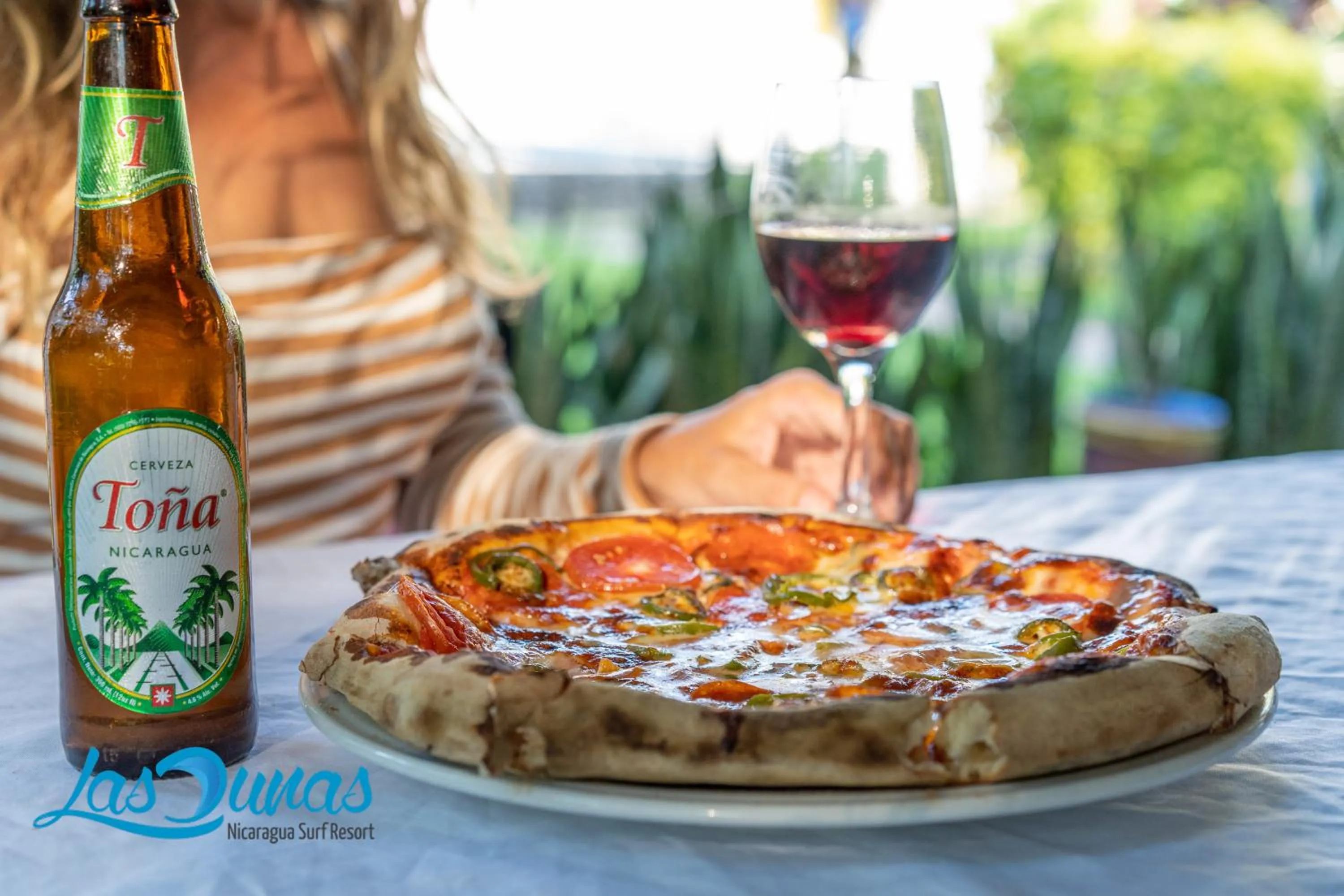 Food in Las Dunas Surf Resort