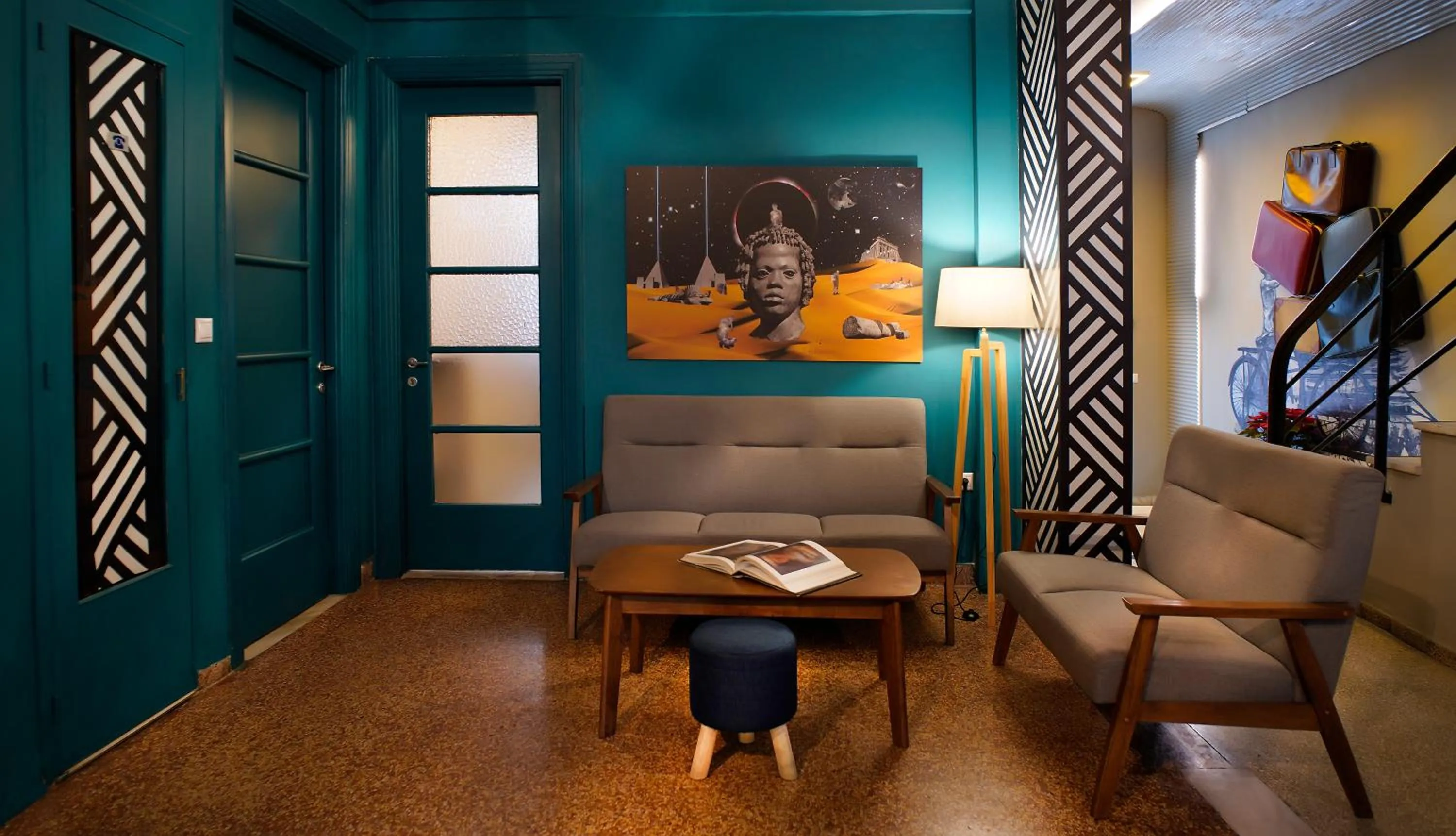 Living room in Nubian Hostel