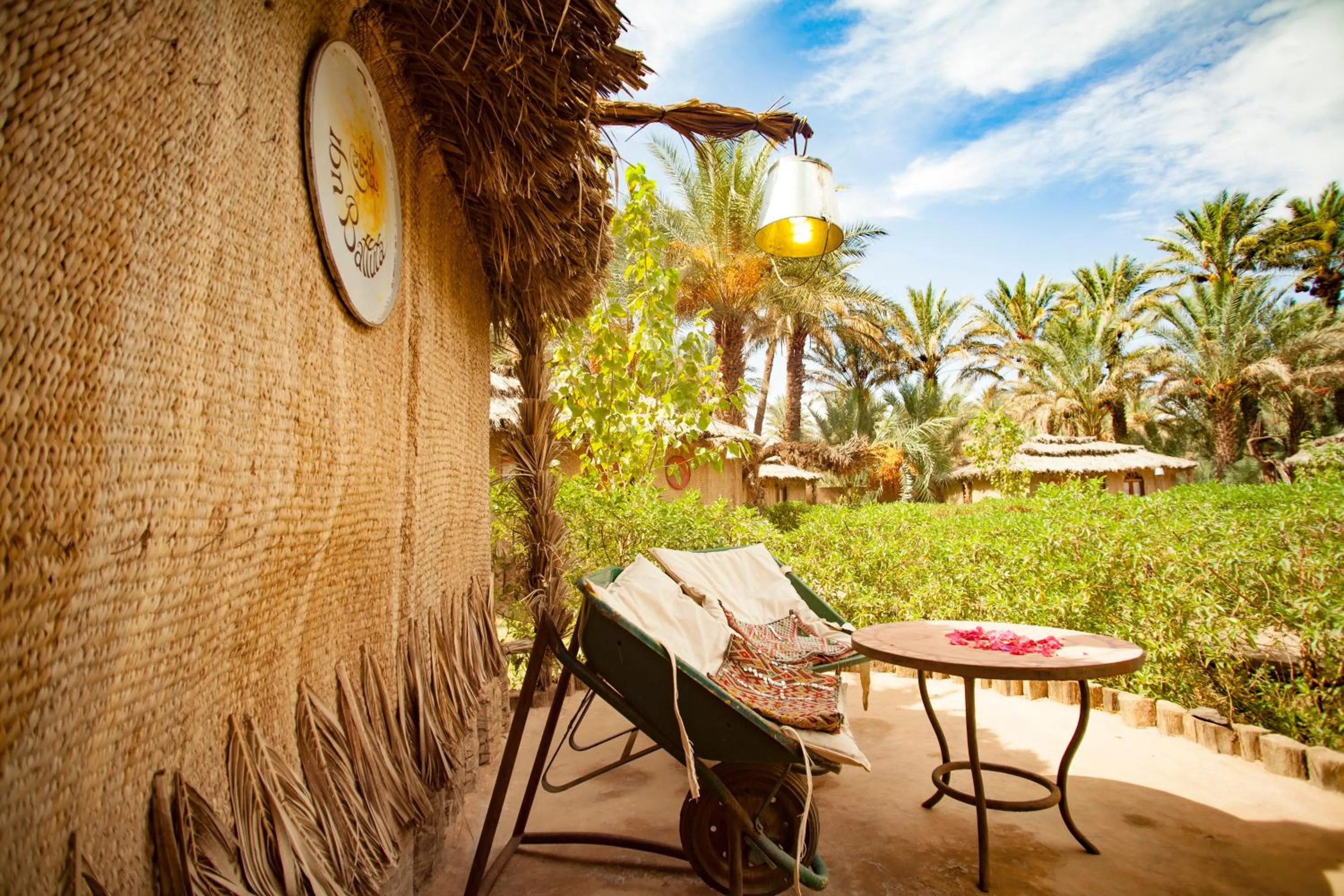 Garden view in Riad Lamane