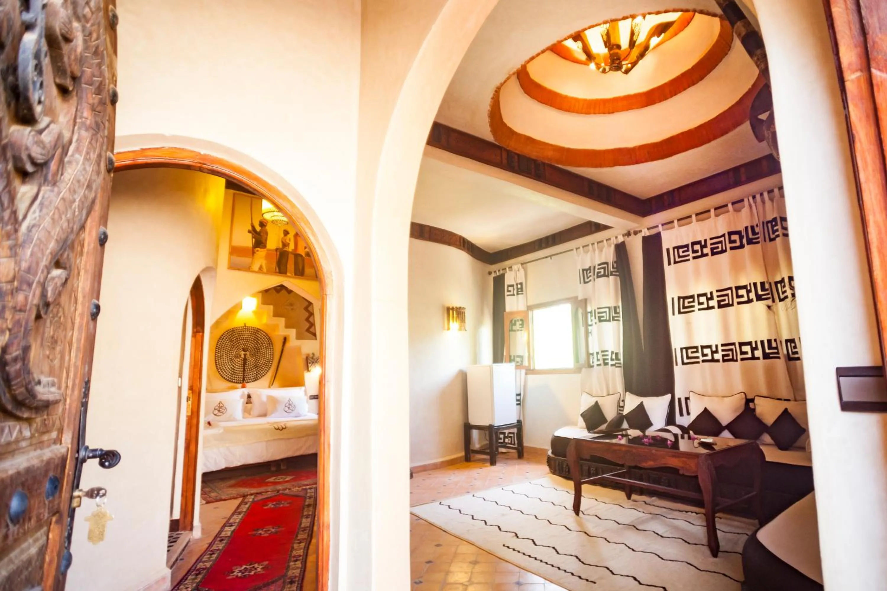 Seating area in Riad Lamane