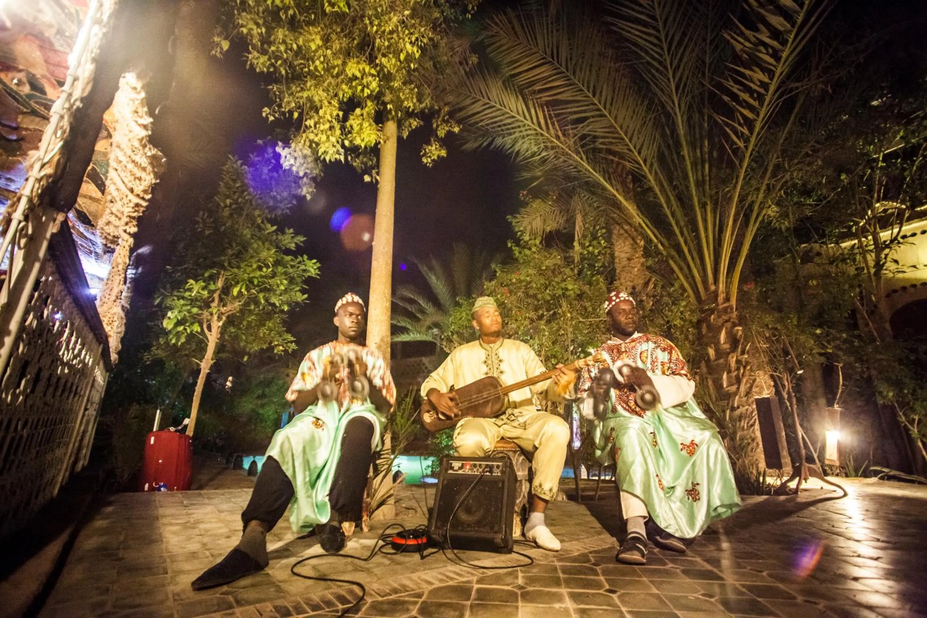 Evening entertainment in Riad Lamane