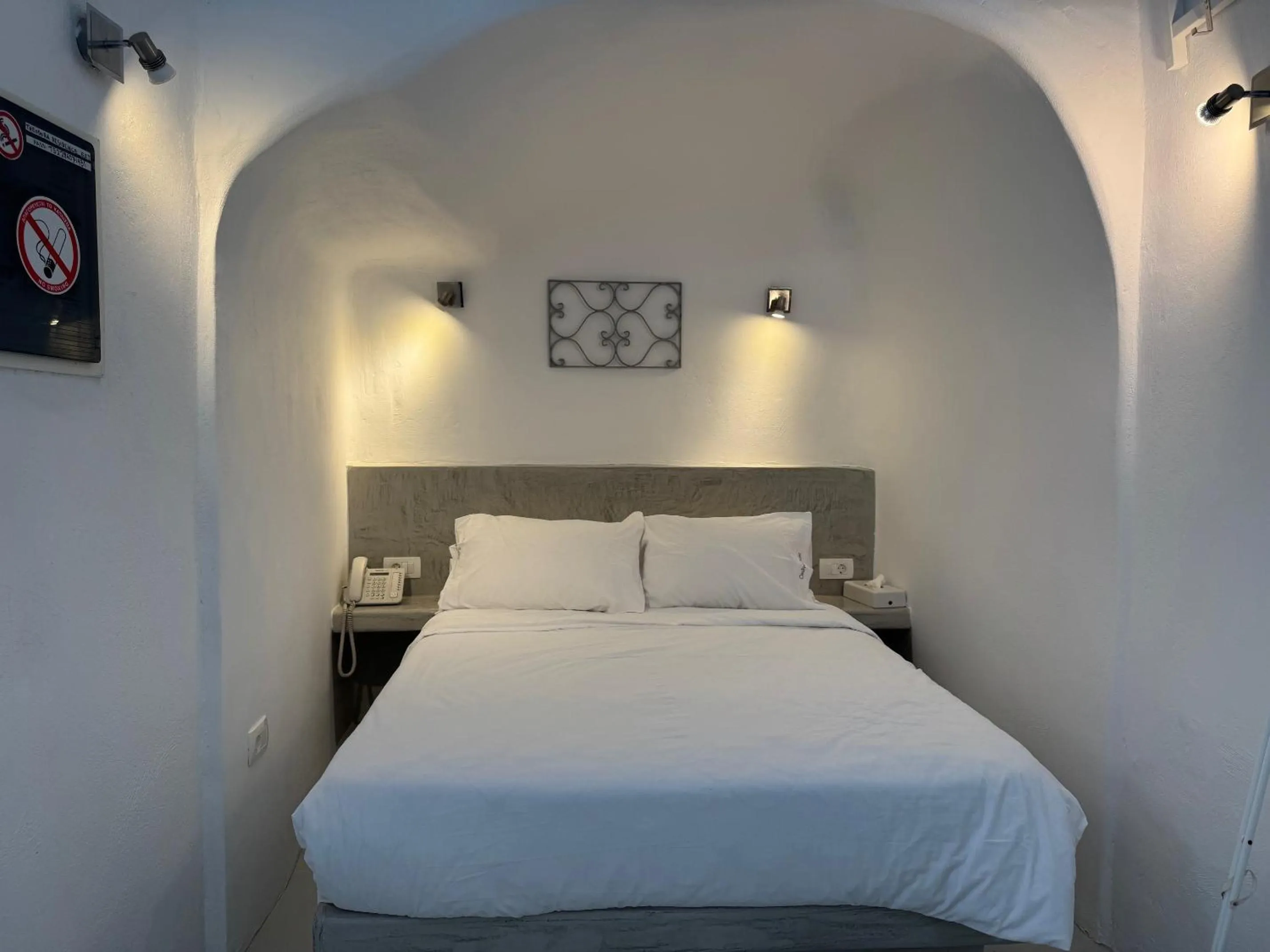 Bed in Theodora Suites