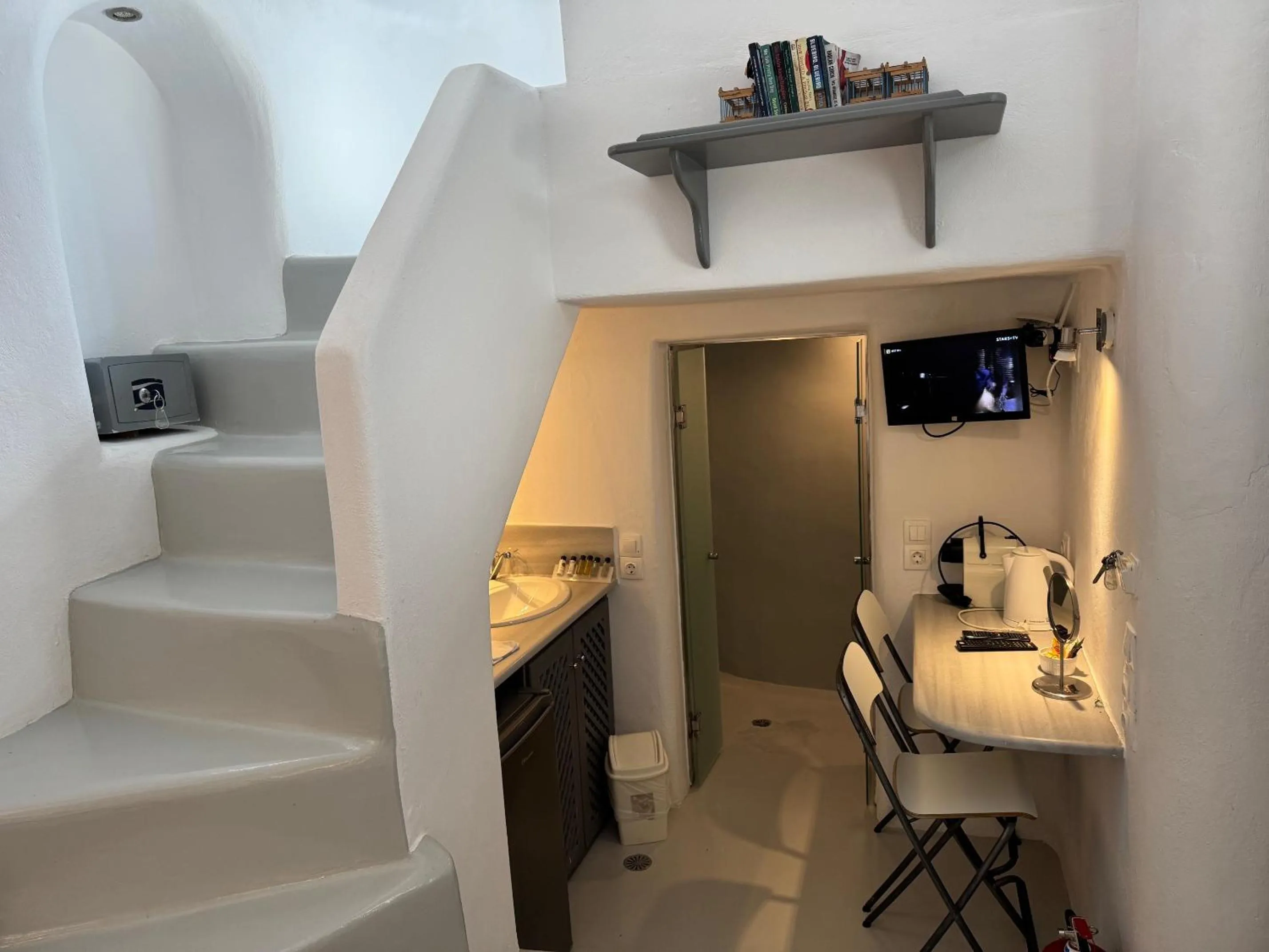 Living room in Theodora Suites