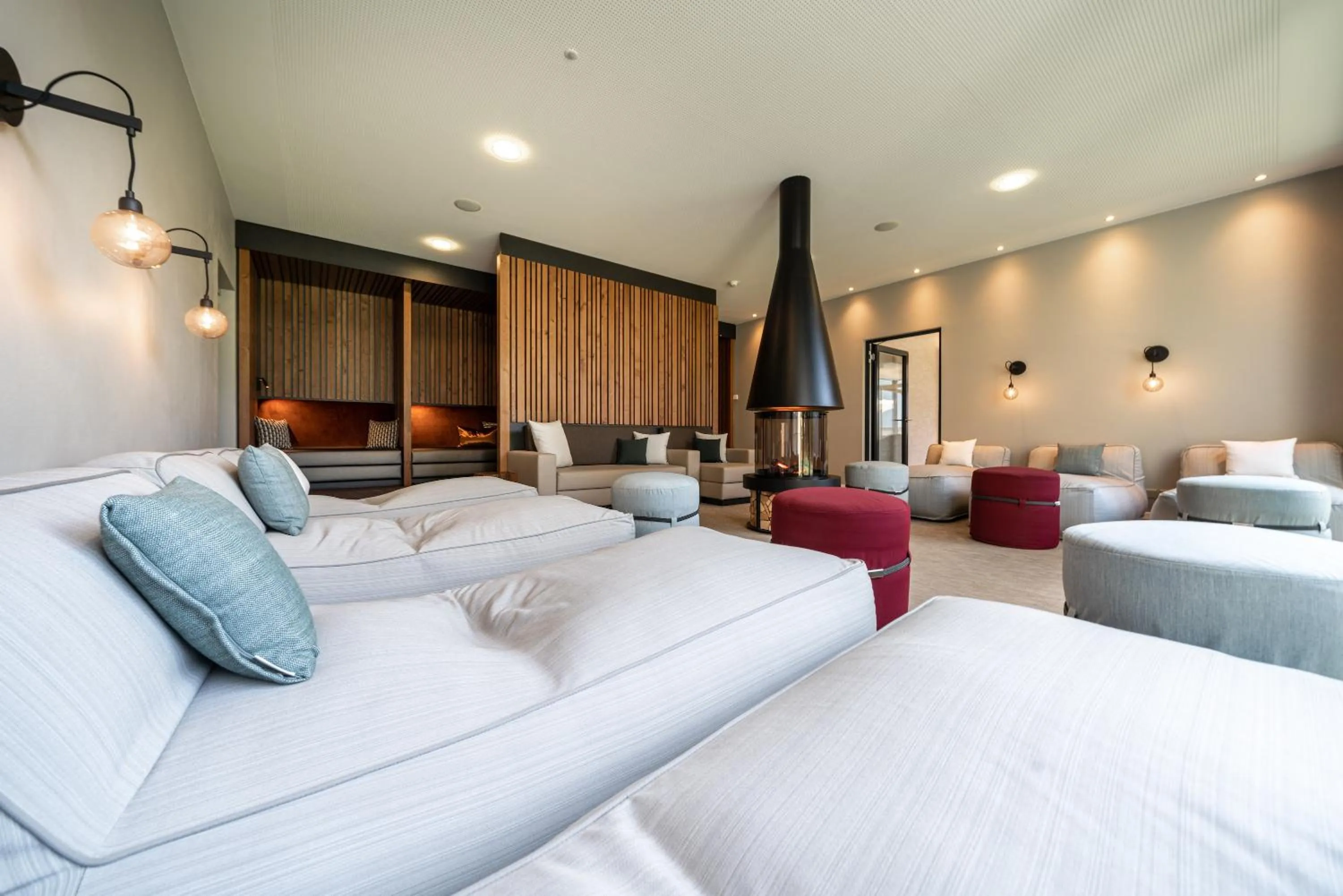 Spa and wellness centre/facilities, Bed in Waldhotel Arosa