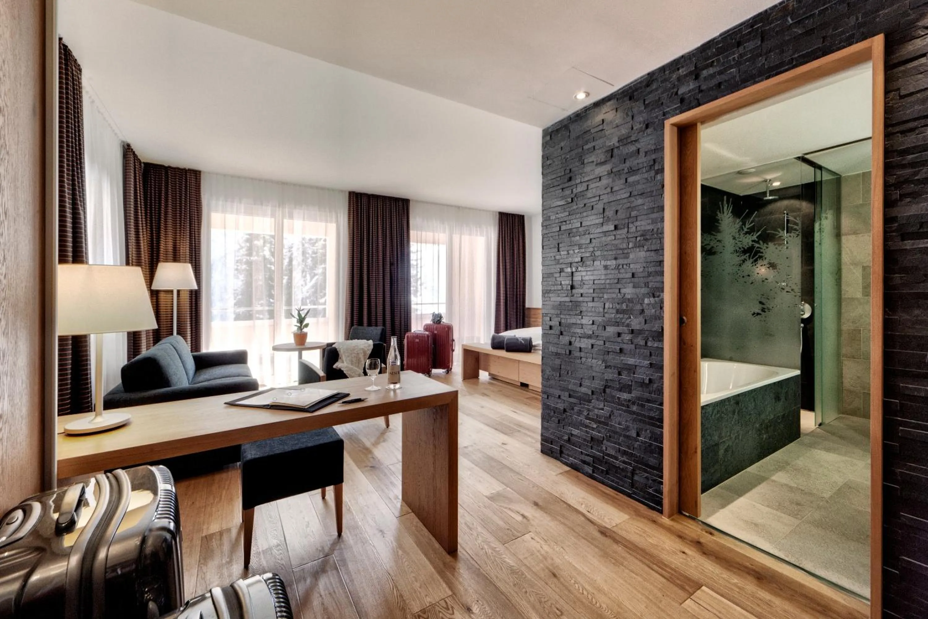 Bathroom in Waldhotel Arosa