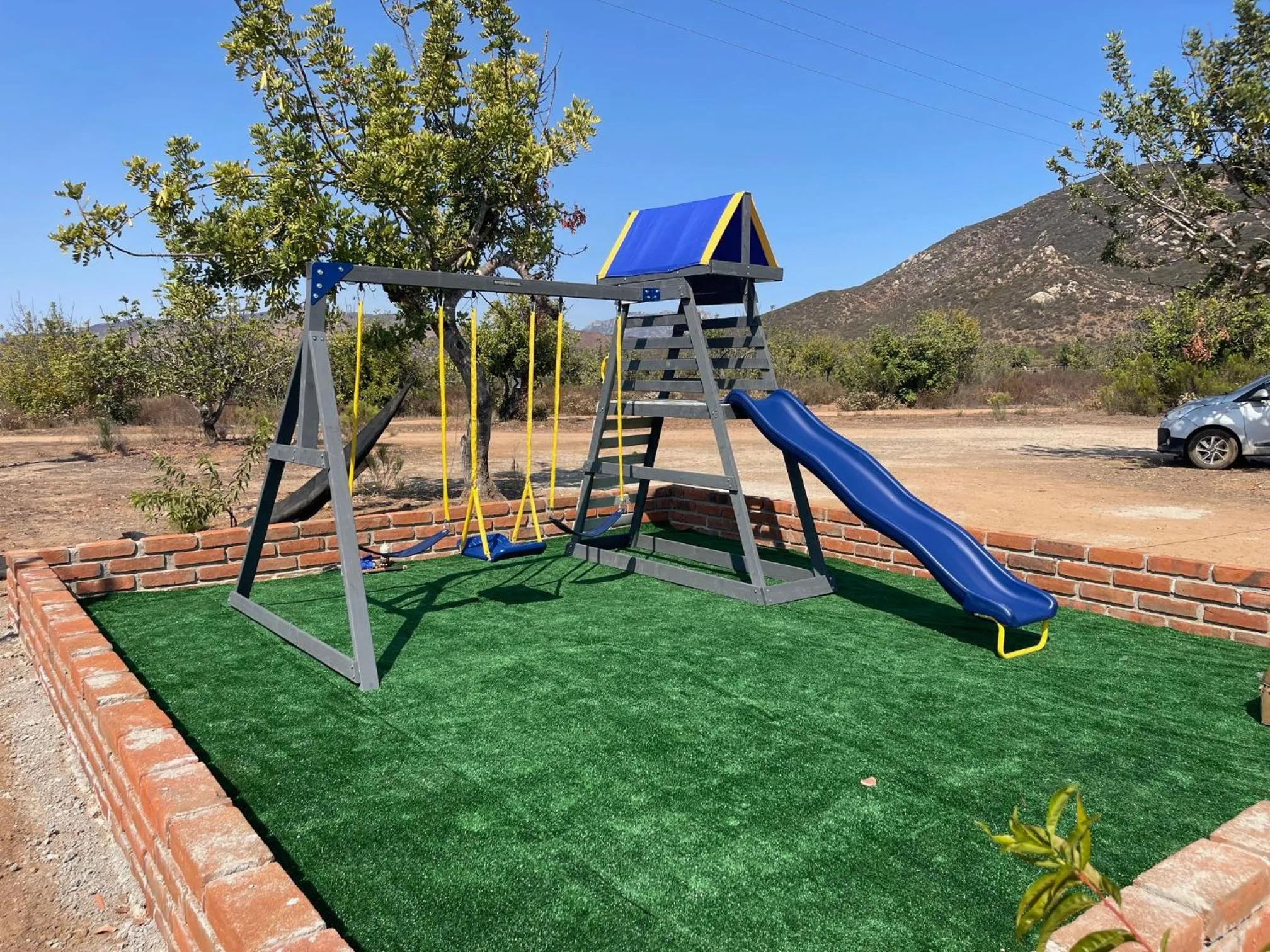 Children play ground in Las Orquideas