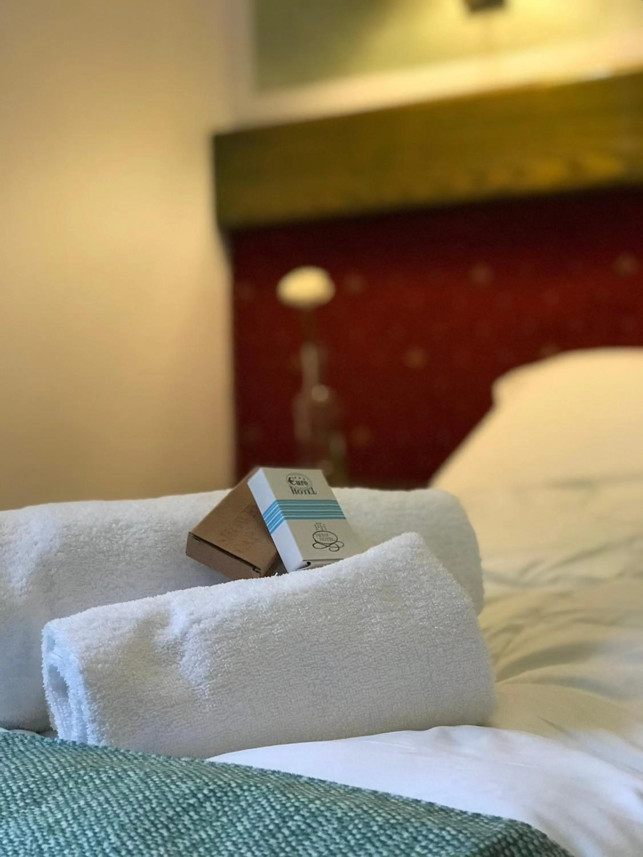 towels, Bed in Eurohotel