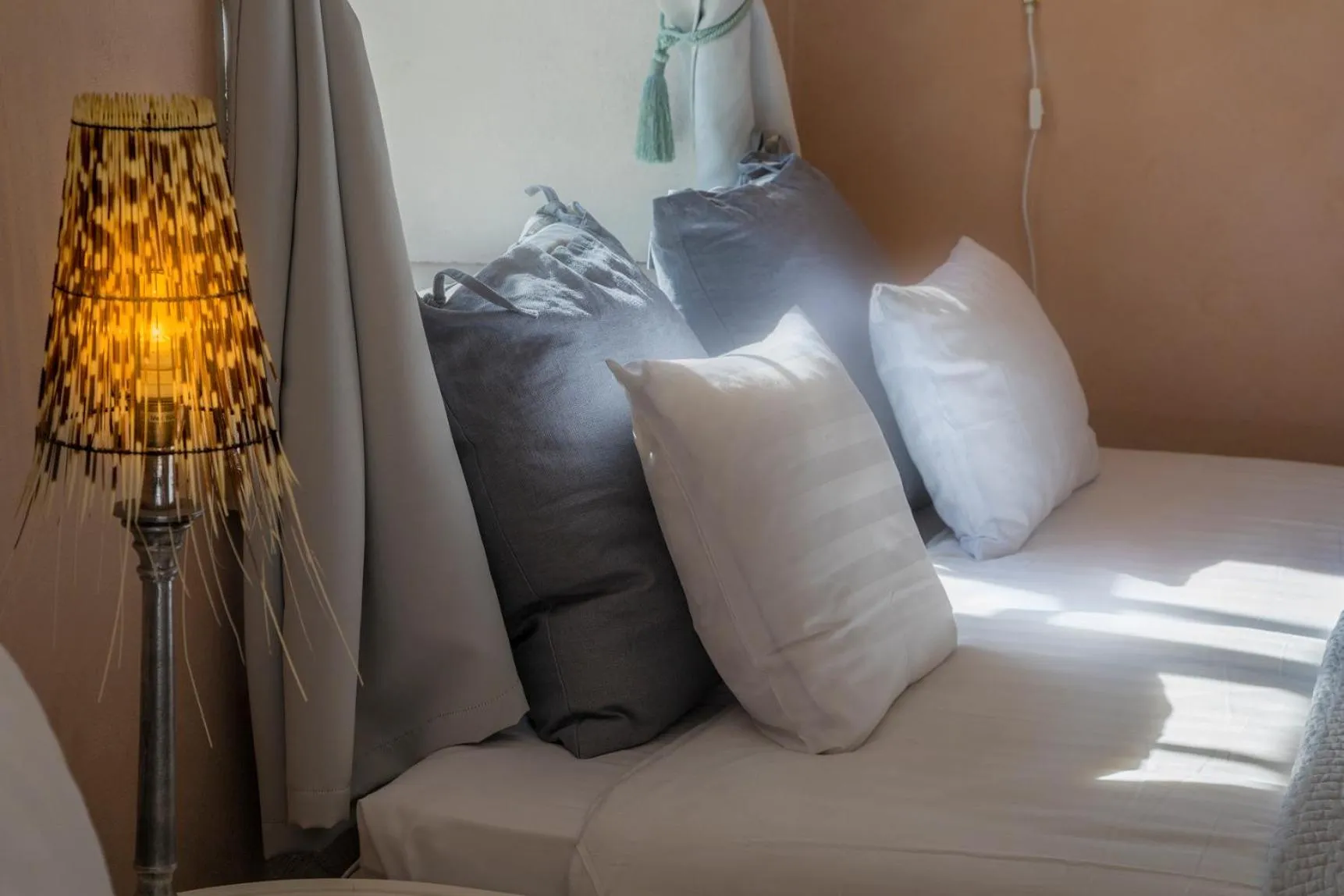 Bed in Kastellet Bed & Breakfast