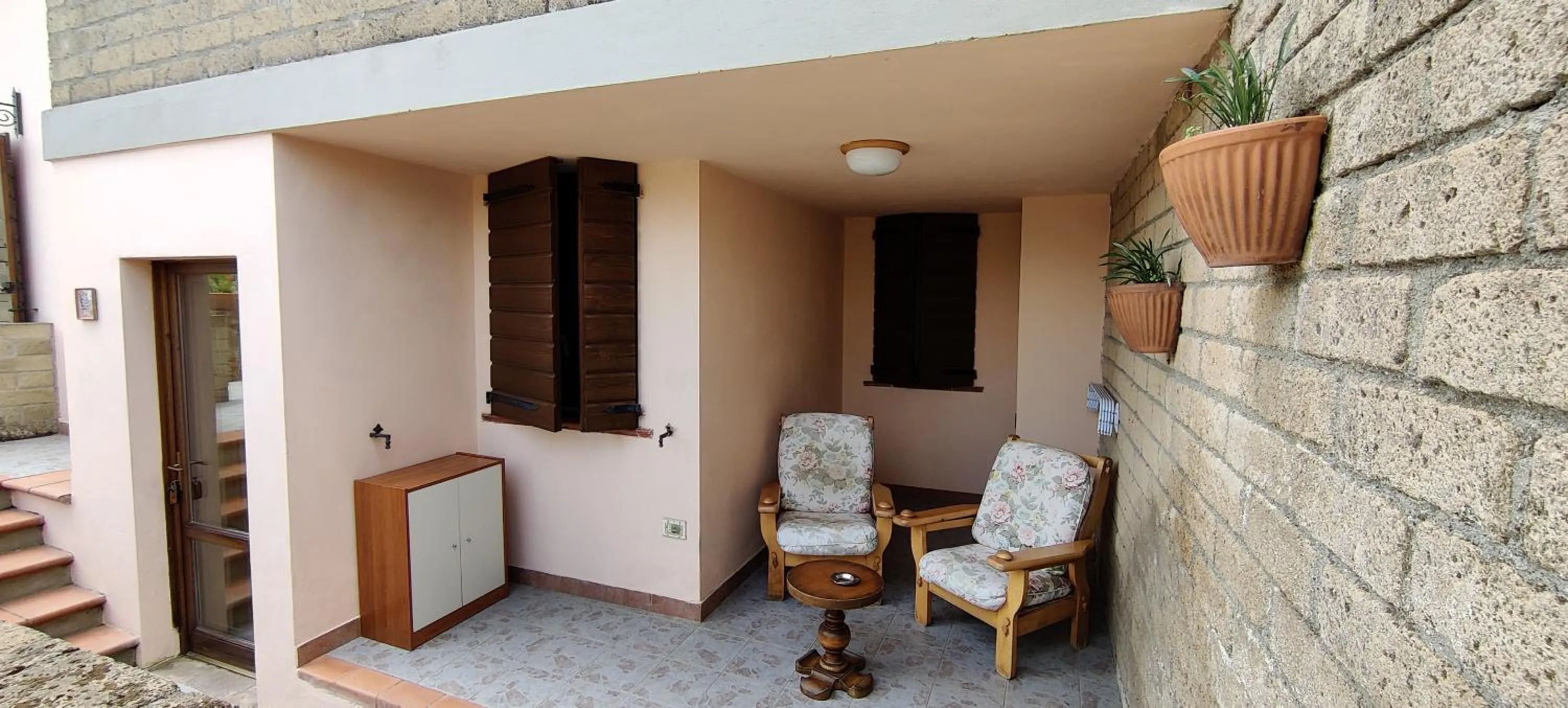 Patio in Locanda Mossa Dei Barbari