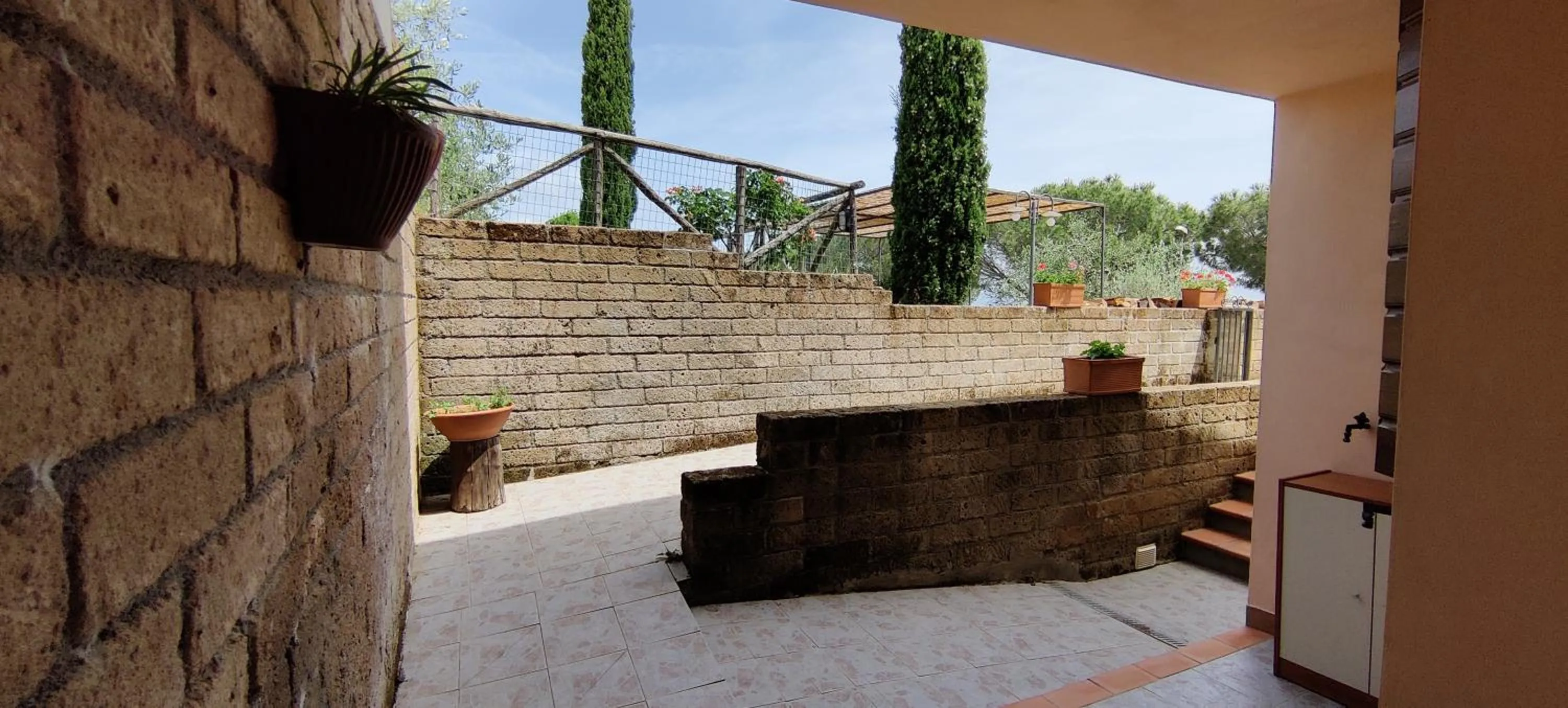 Patio in Locanda Mossa Dei Barbari