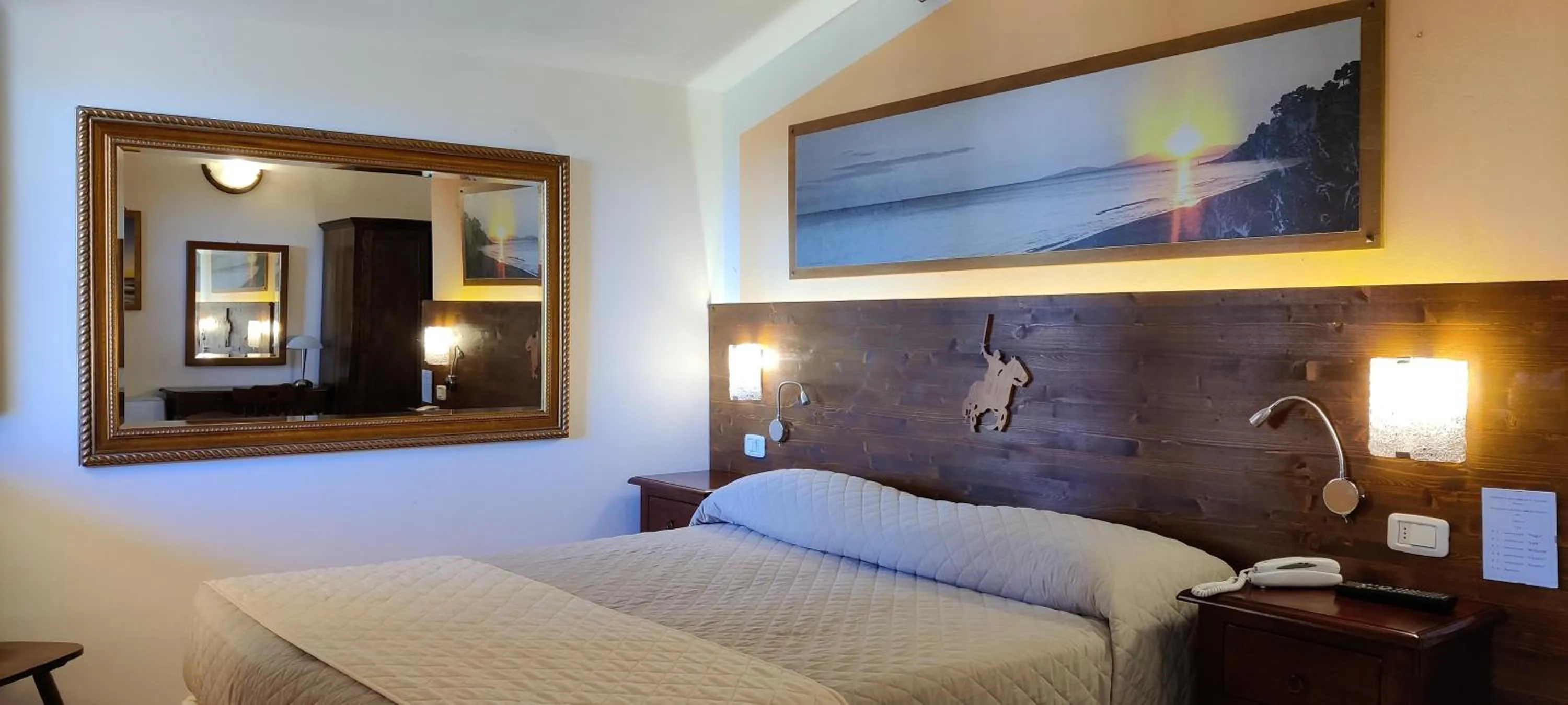 Bed in Locanda Mossa Dei Barbari