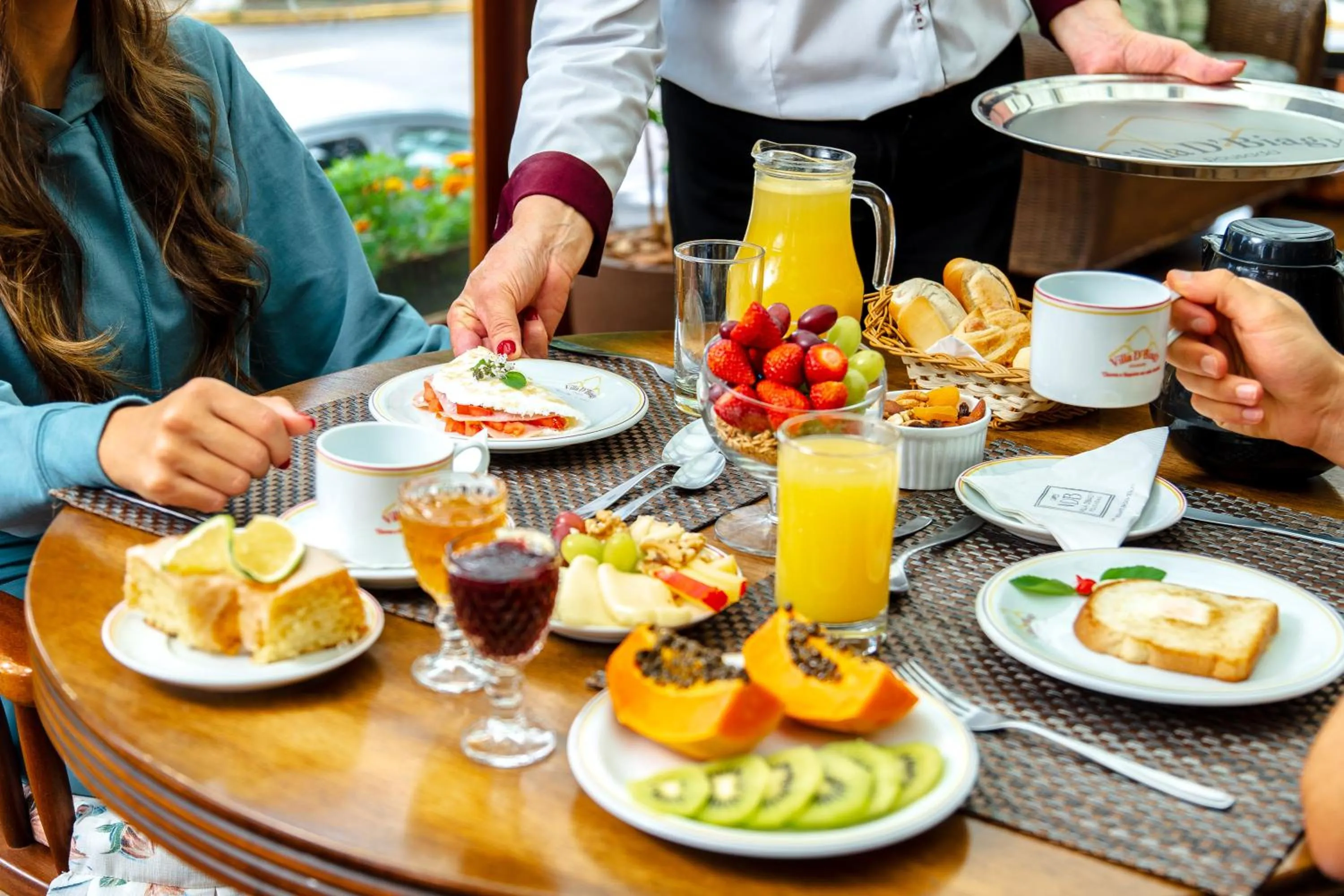 Breakfast in Pousada D'Biagy Raízes