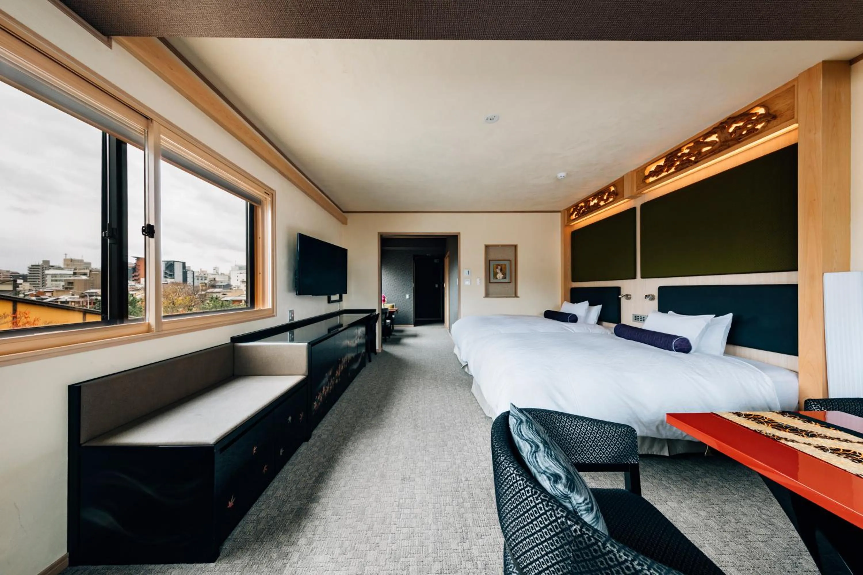 Photo of the whole room, Bed in Hotel Alza Kyoto