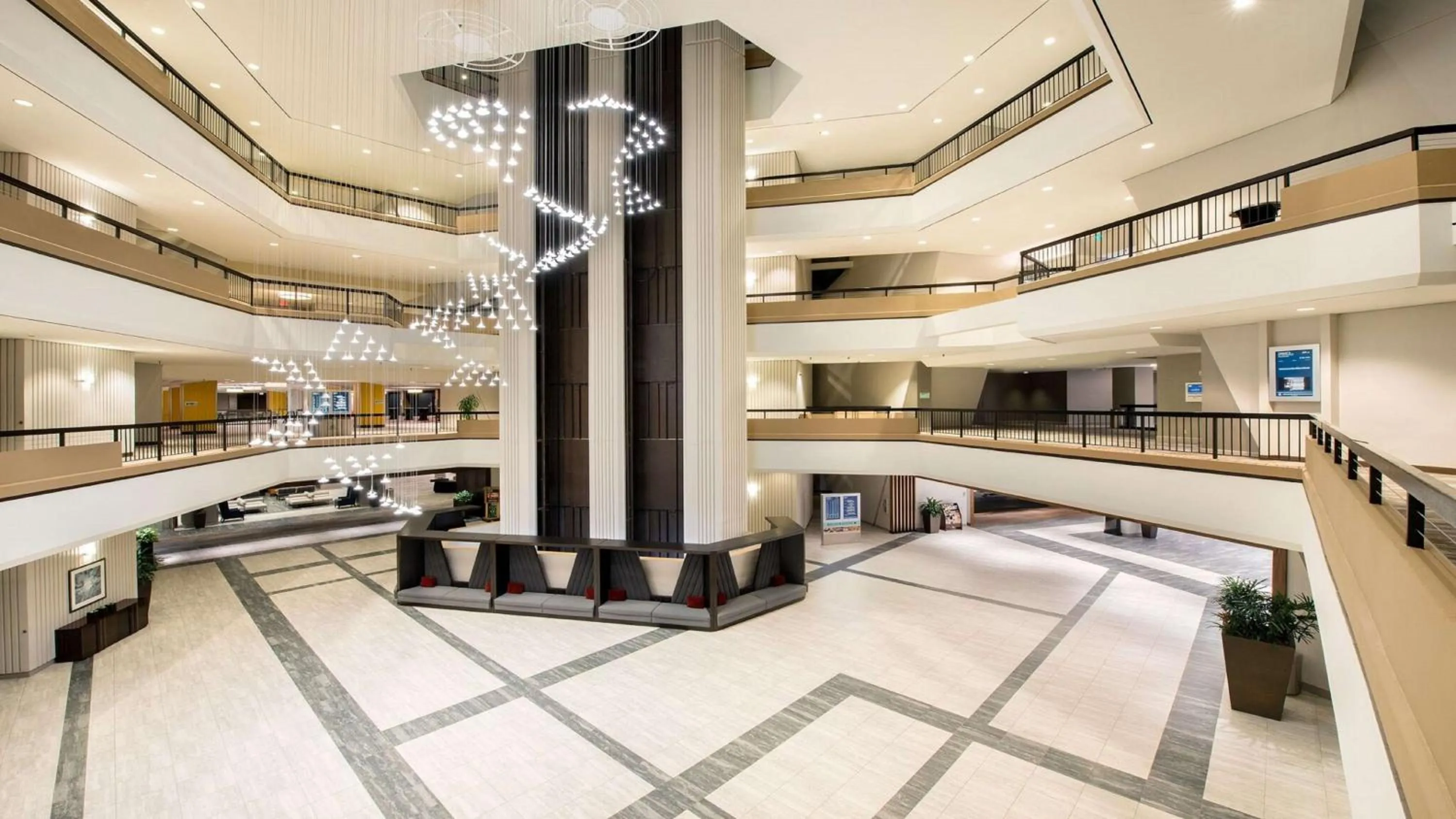 Lobby or reception in Hilton Atlanta
