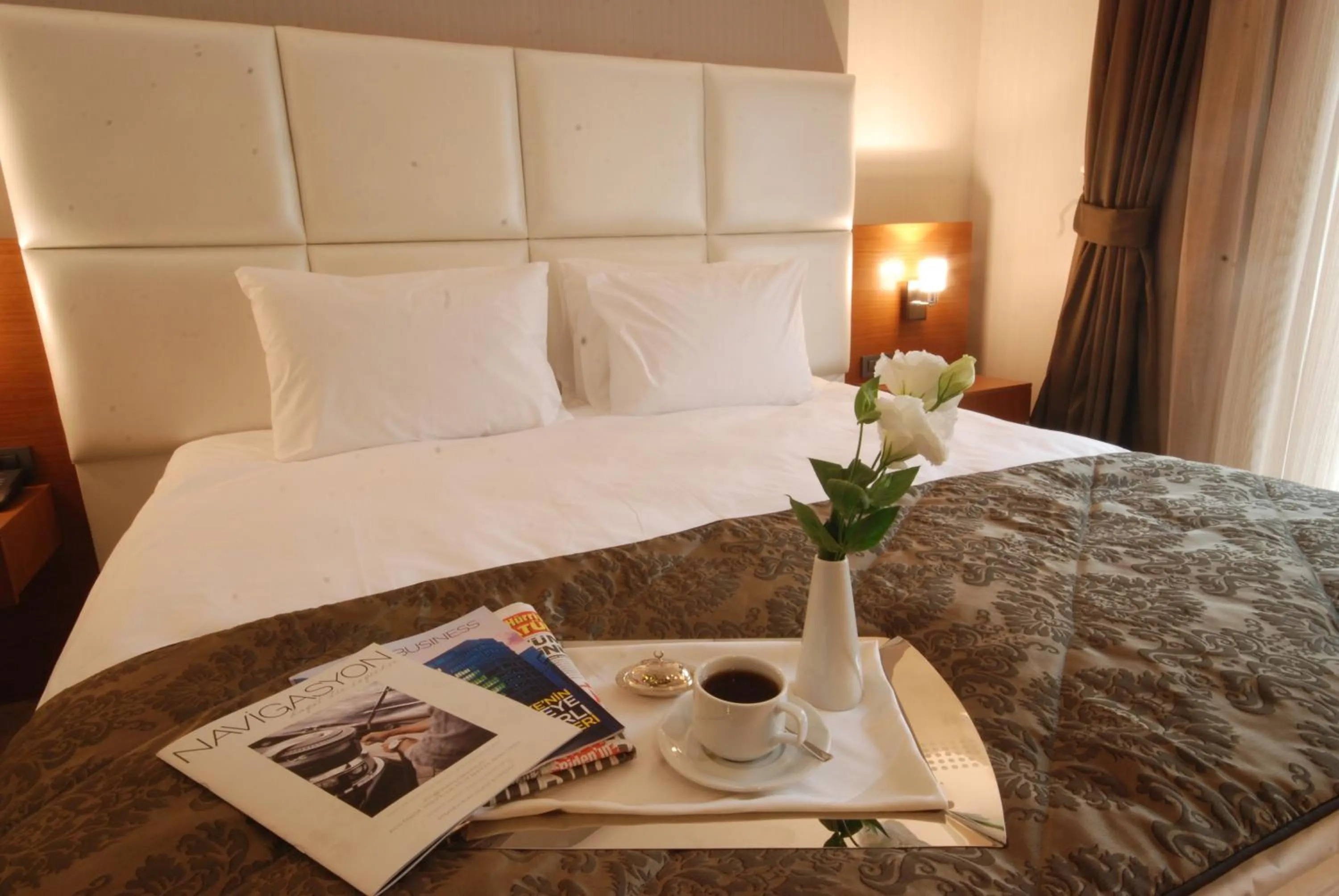 Bed in Riva Reşatbey Luxury Hotel