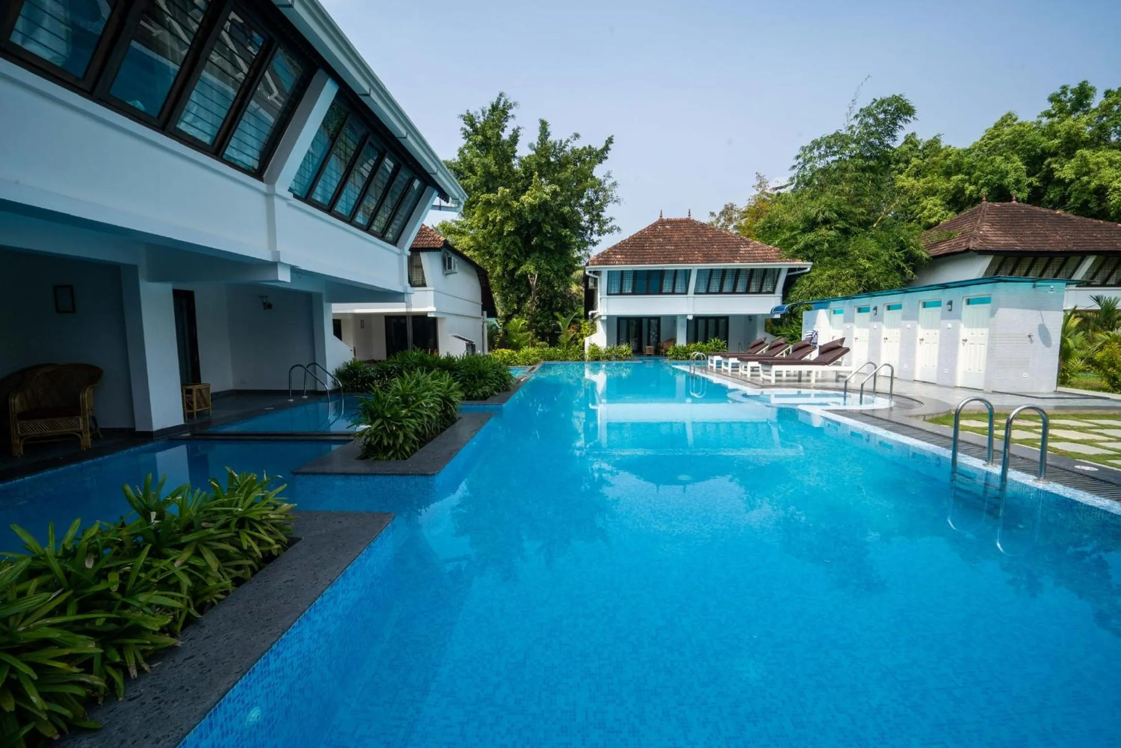 Swimming pool in Nihara Resort and Spa Cochin