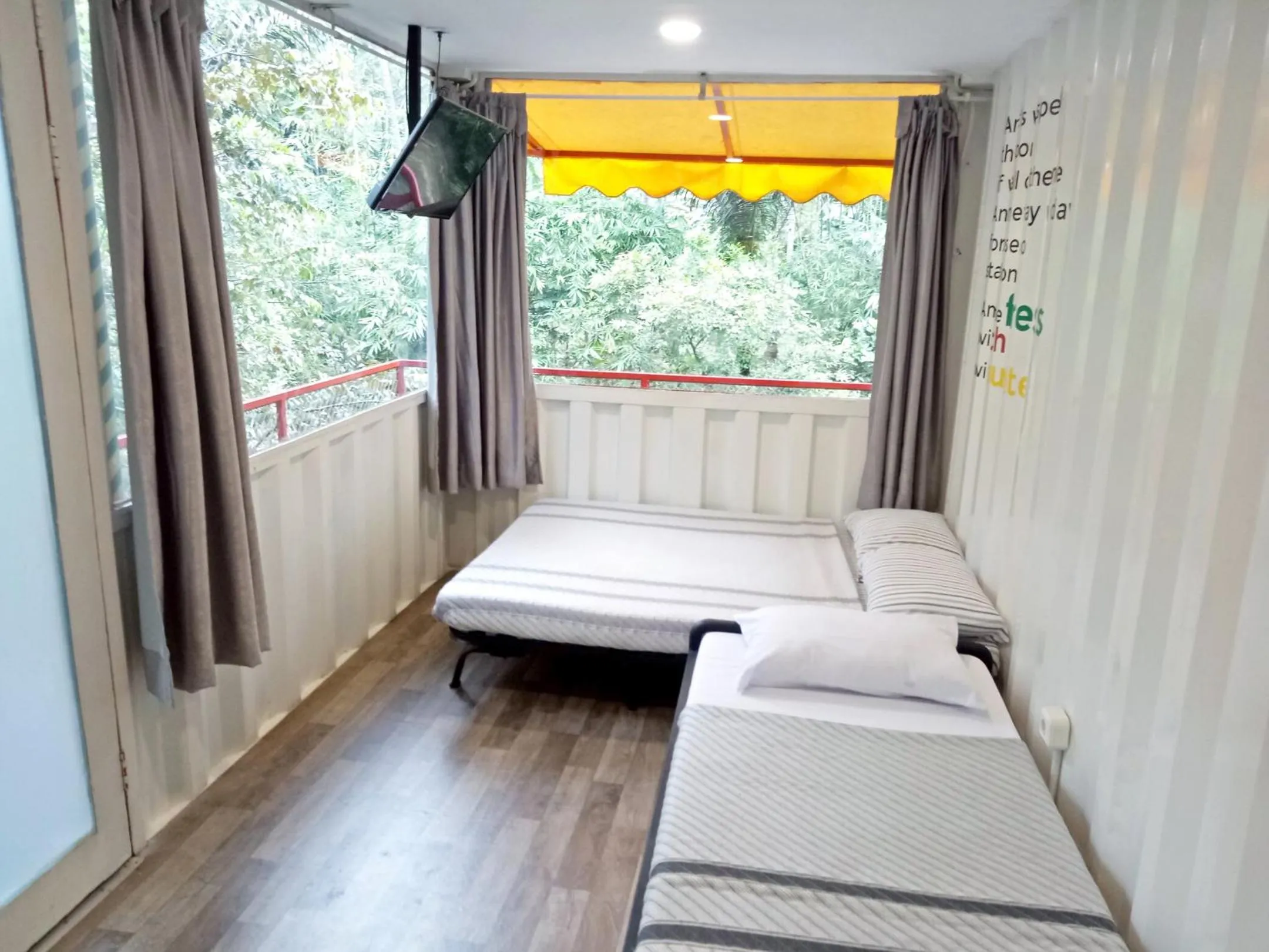 Bed in Hau Eco Lodges Citumang Pangandaran