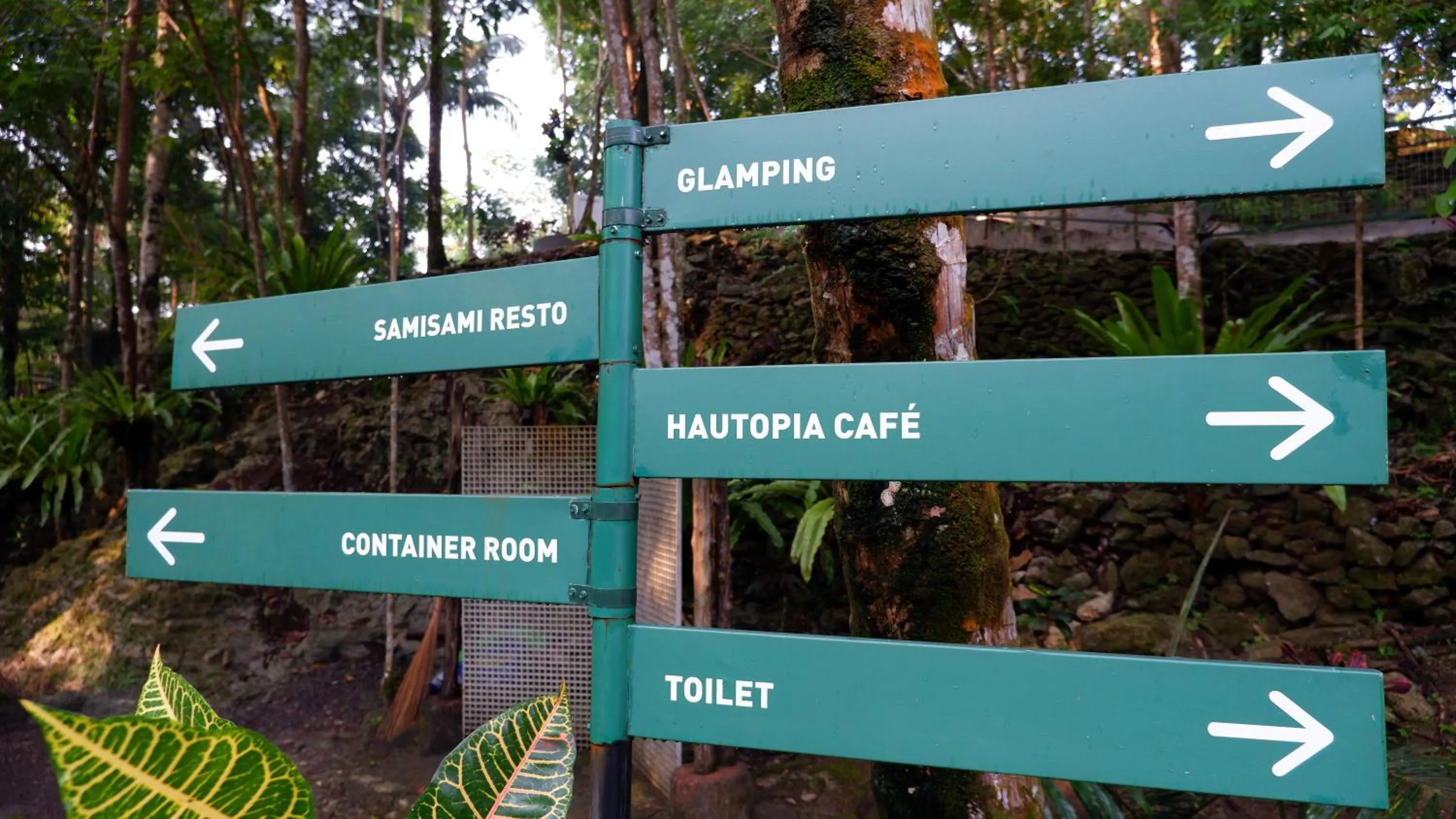 Property building in Hau Eco Lodges Citumang Pangandaran