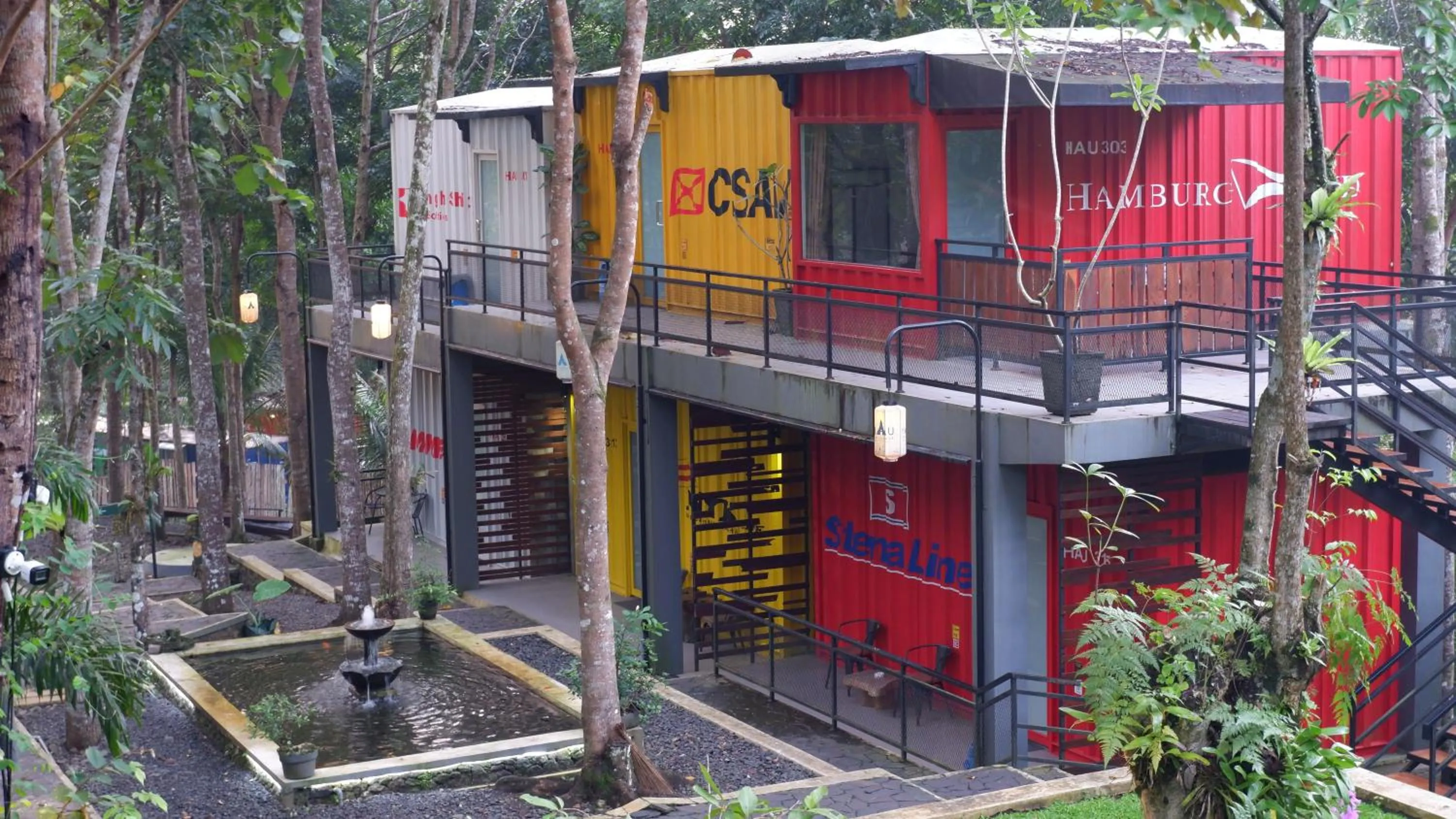 Bedroom in Hau Eco Lodges Citumang Pangandaran