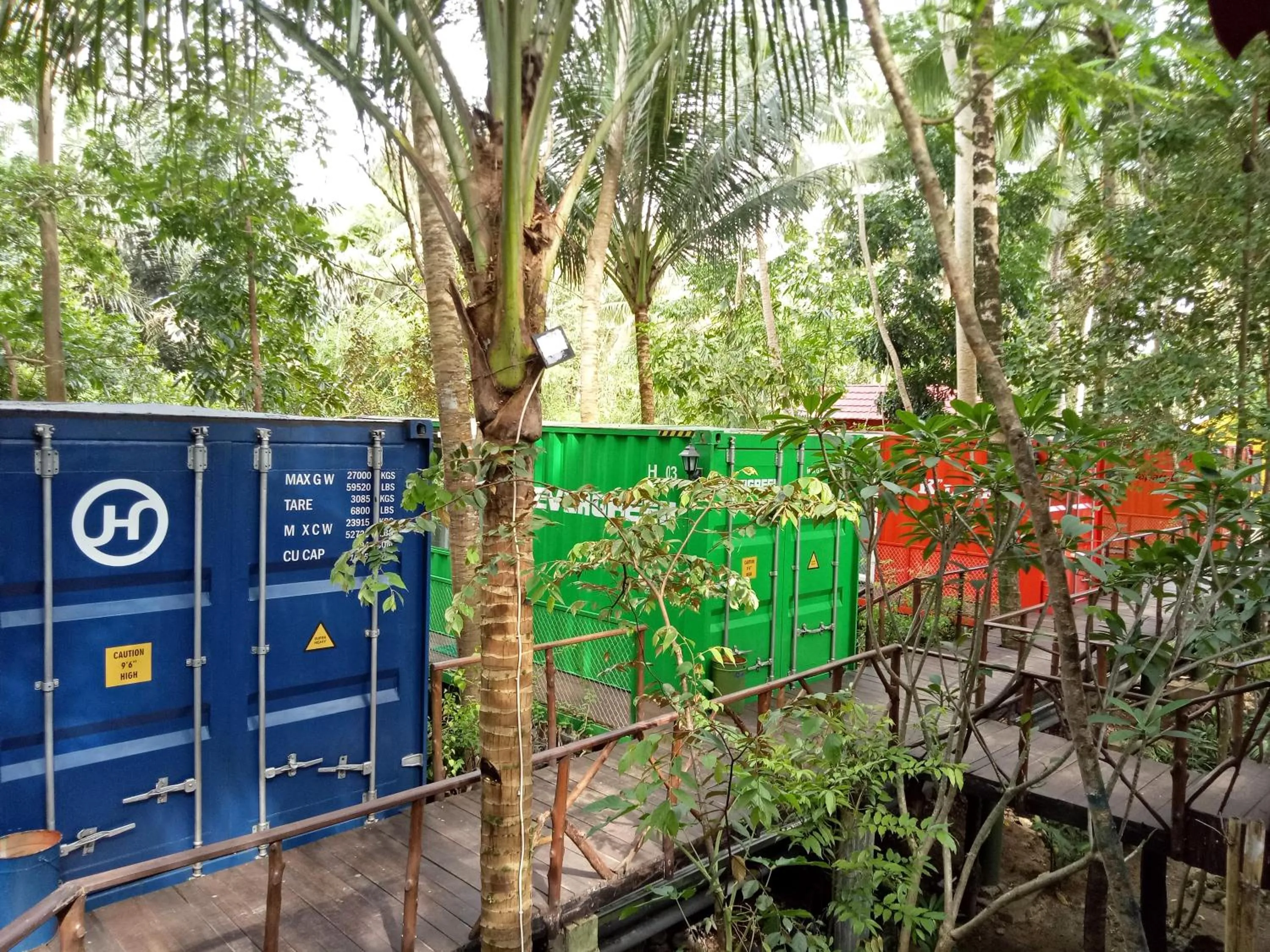 Property building in Hau Eco Lodges Citumang Pangandaran