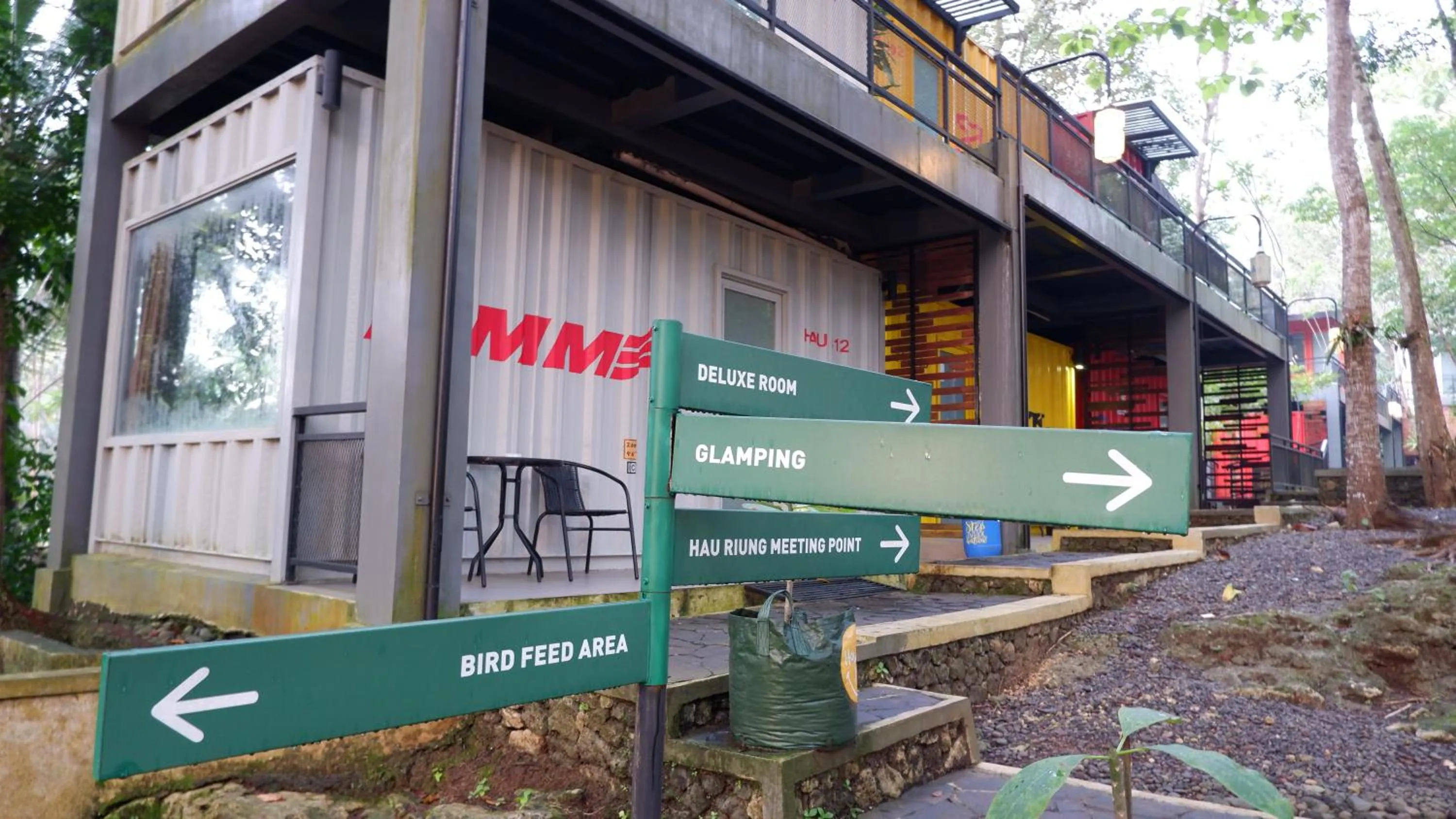 Bedroom in Hau Eco Lodges Citumang Pangandaran