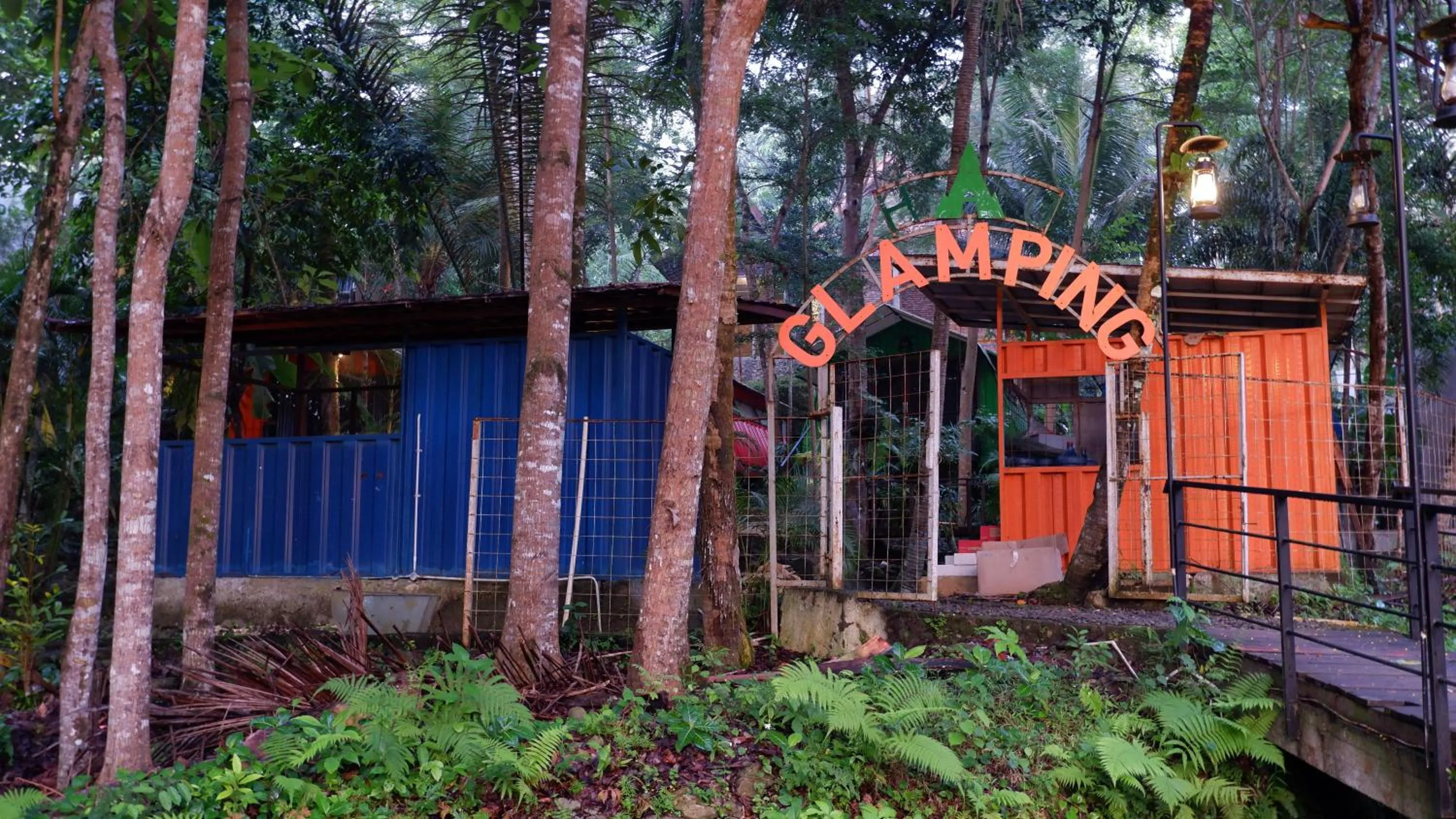 Property building in Hau Eco Lodges Citumang Pangandaran