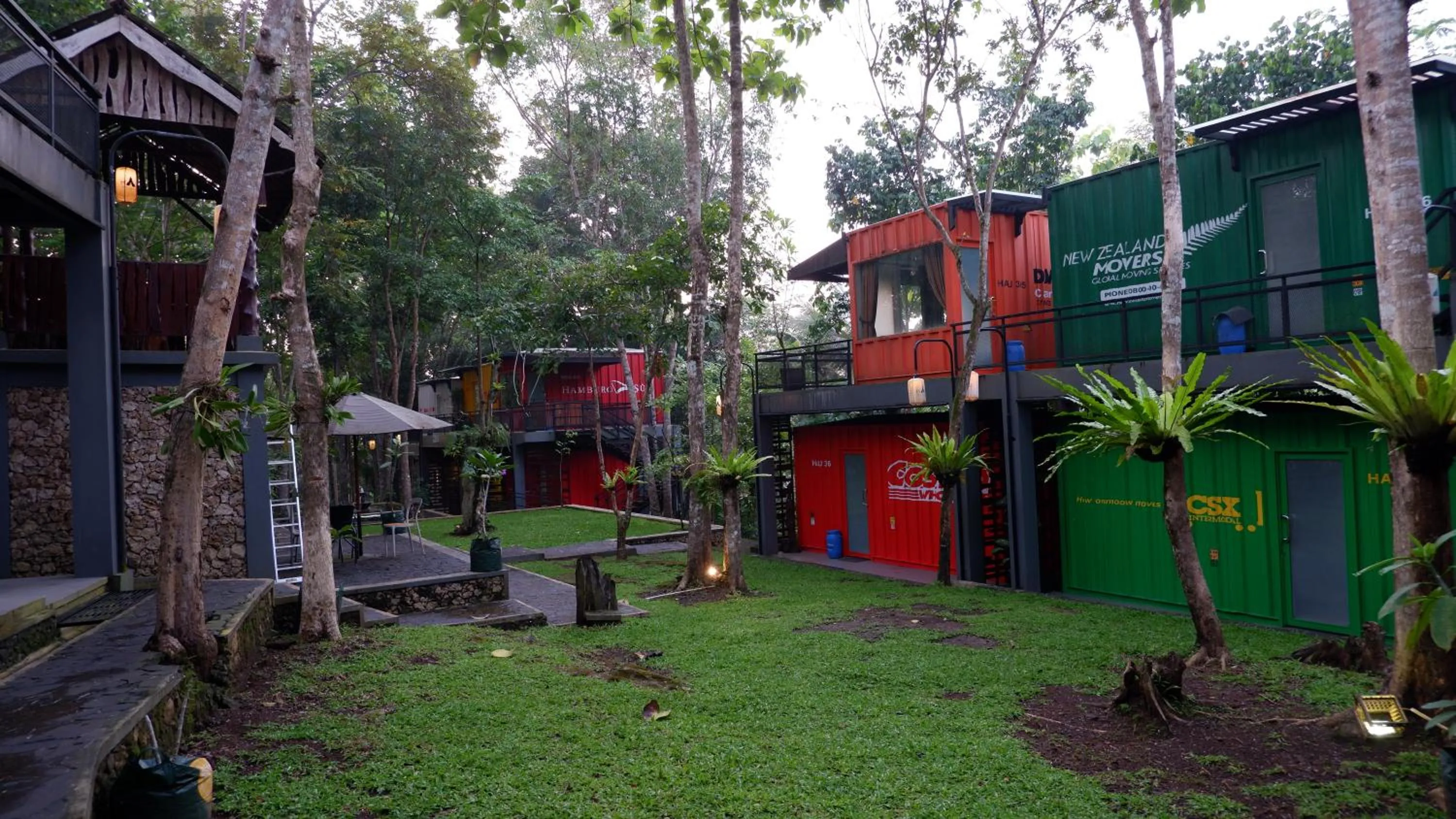 Bedroom in Hau Eco Lodges Citumang Pangandaran