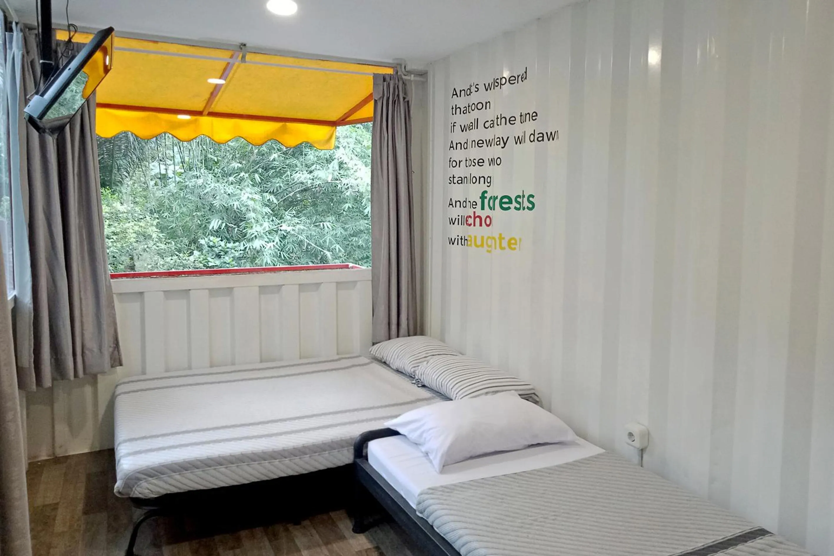Bed in Hau Eco Lodges Citumang Pangandaran