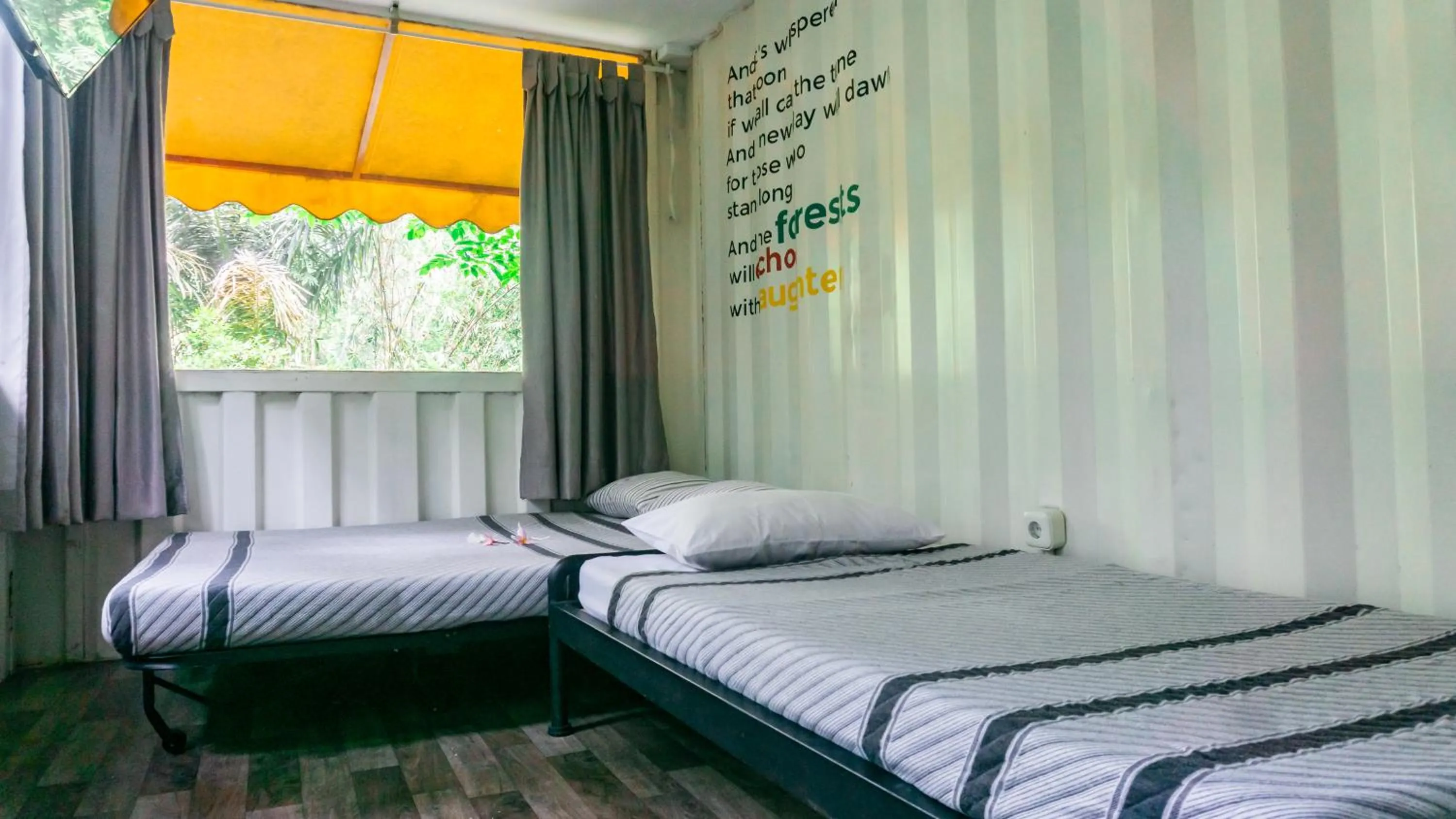 Bed in Hau Eco Lodges Citumang Pangandaran