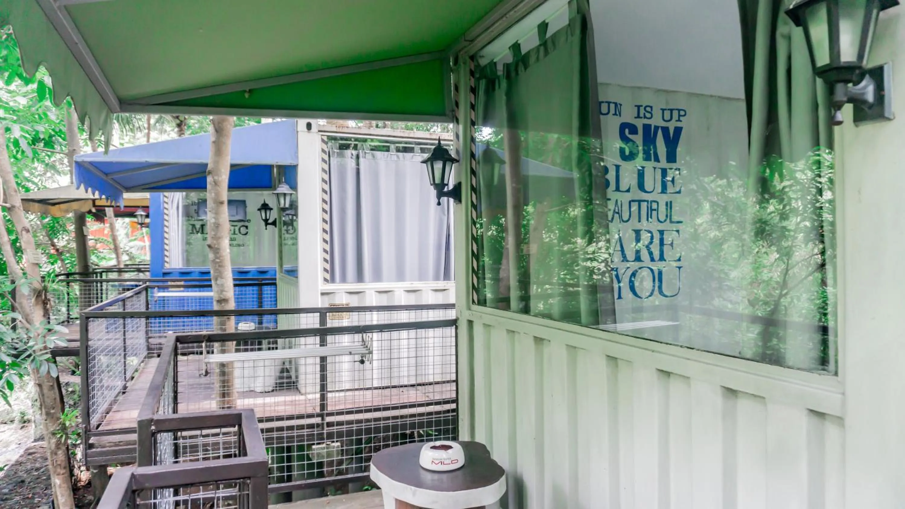 Balcony/Terrace in Hau Eco Lodges Citumang Pangandaran