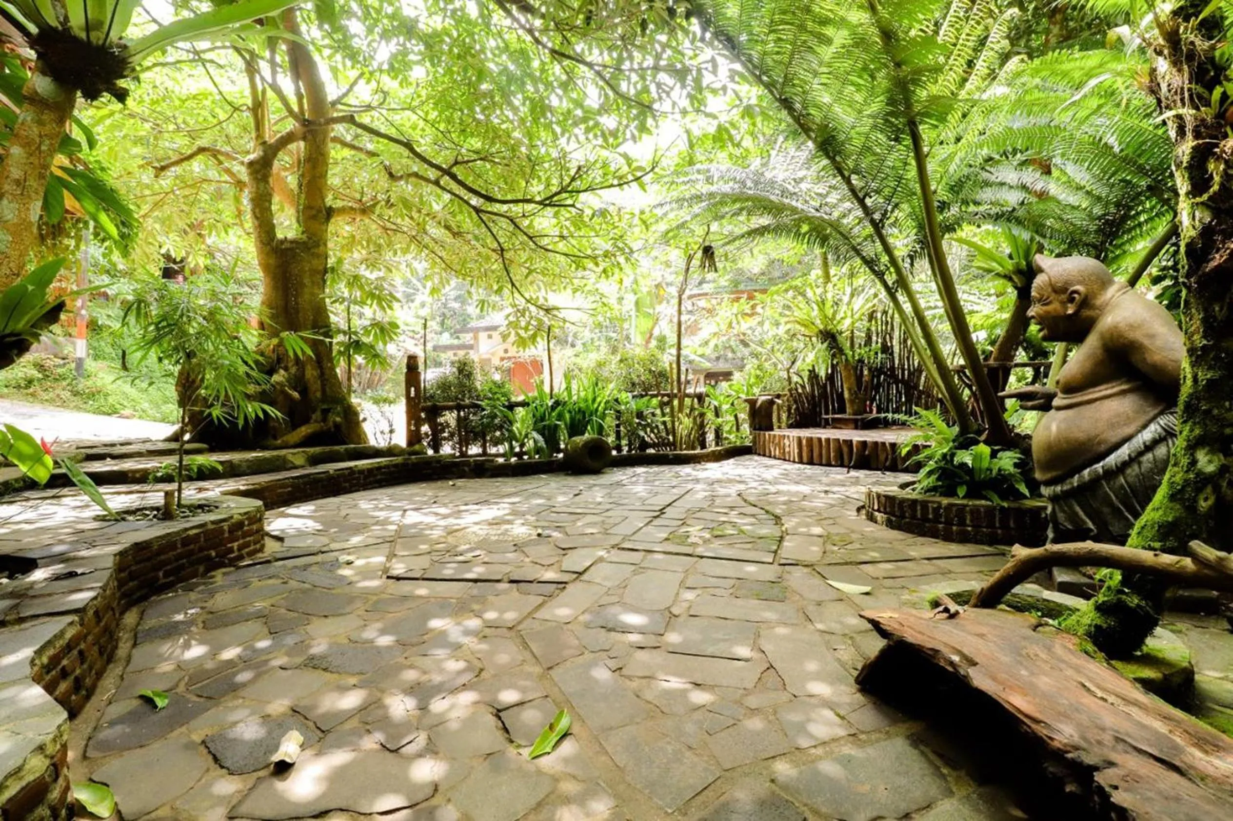 Garden view in Rimbono Homestay