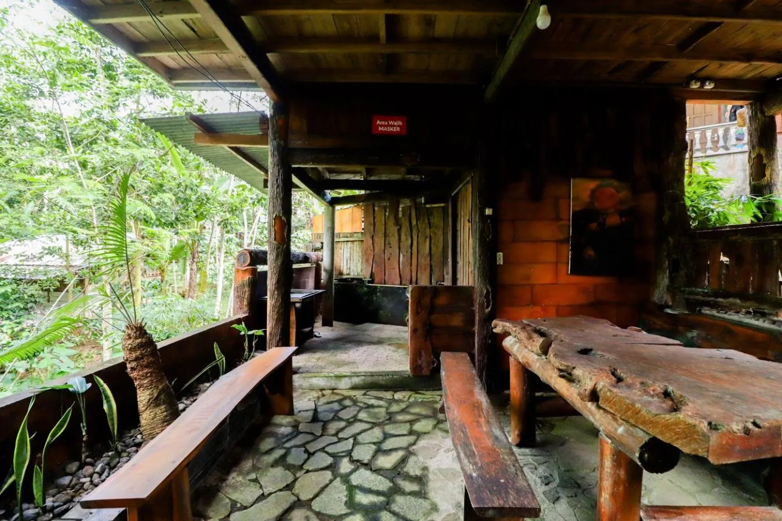 Garden in Rimbono Homestay