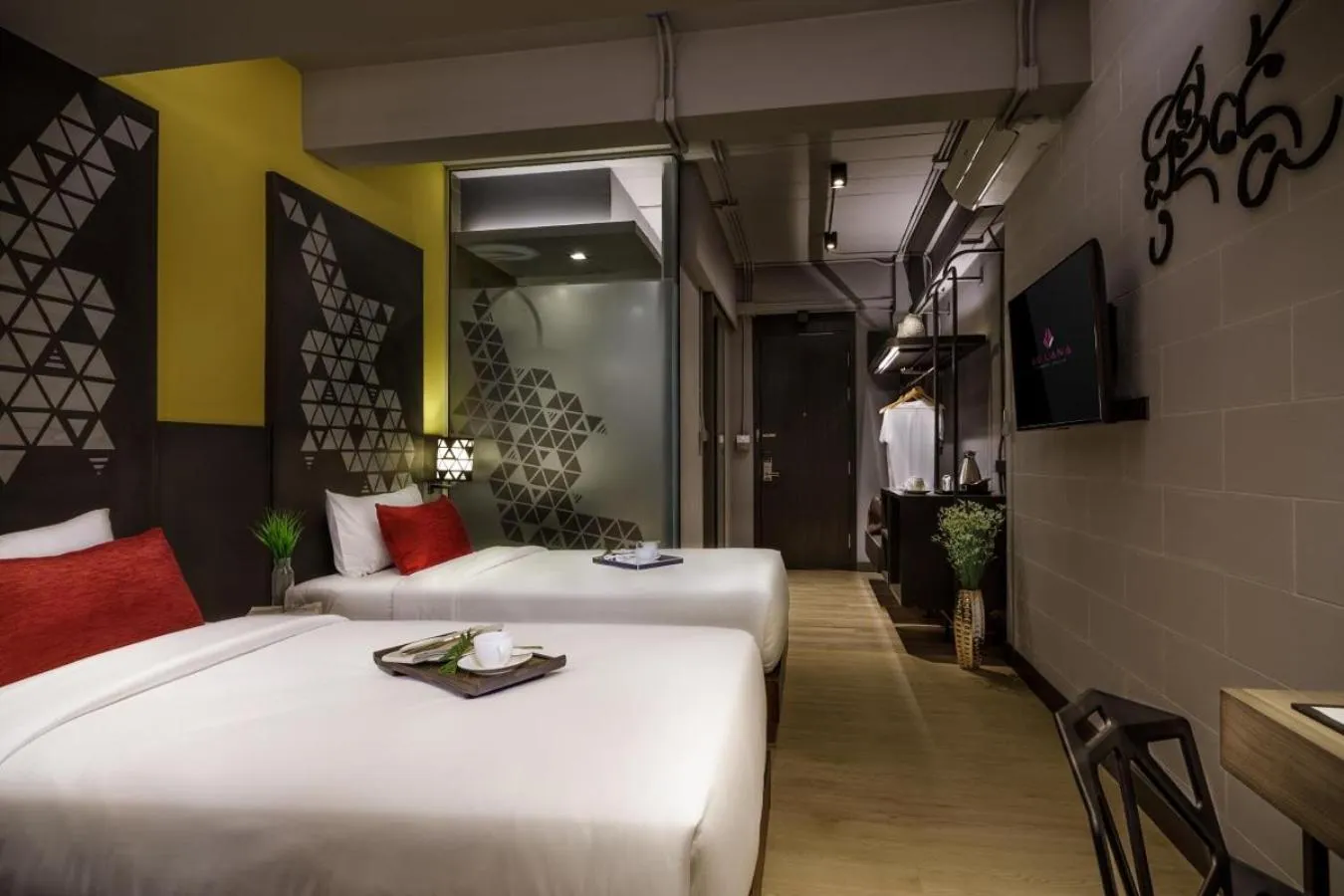 Bed in Ae Lana Chiangmai Hotel