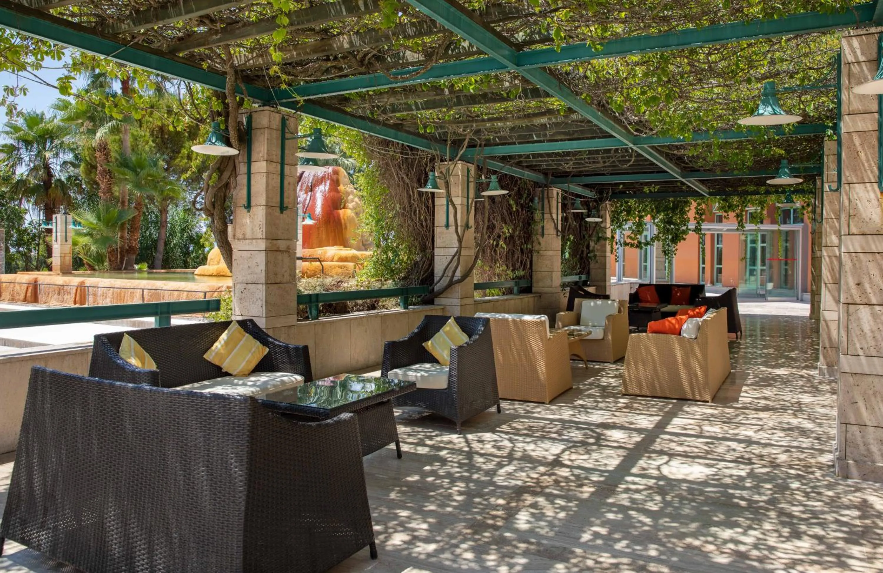 Patio in Polat Thermal Hotel