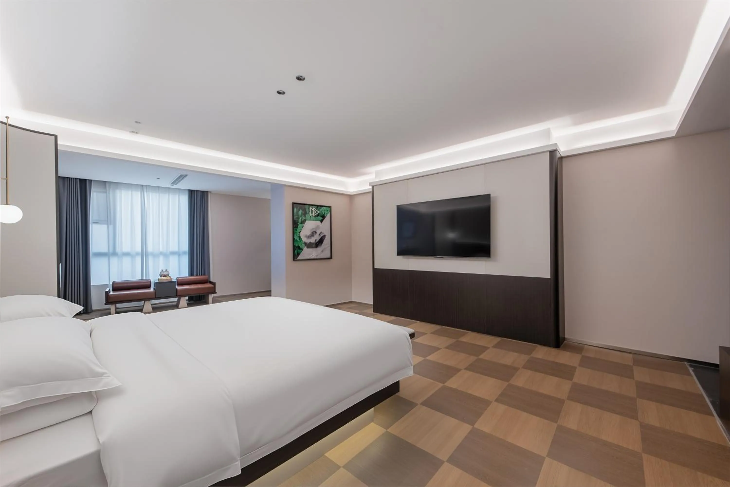 Bedroom, Bed in Waito Hotel Yuexiu Park Guangzhou