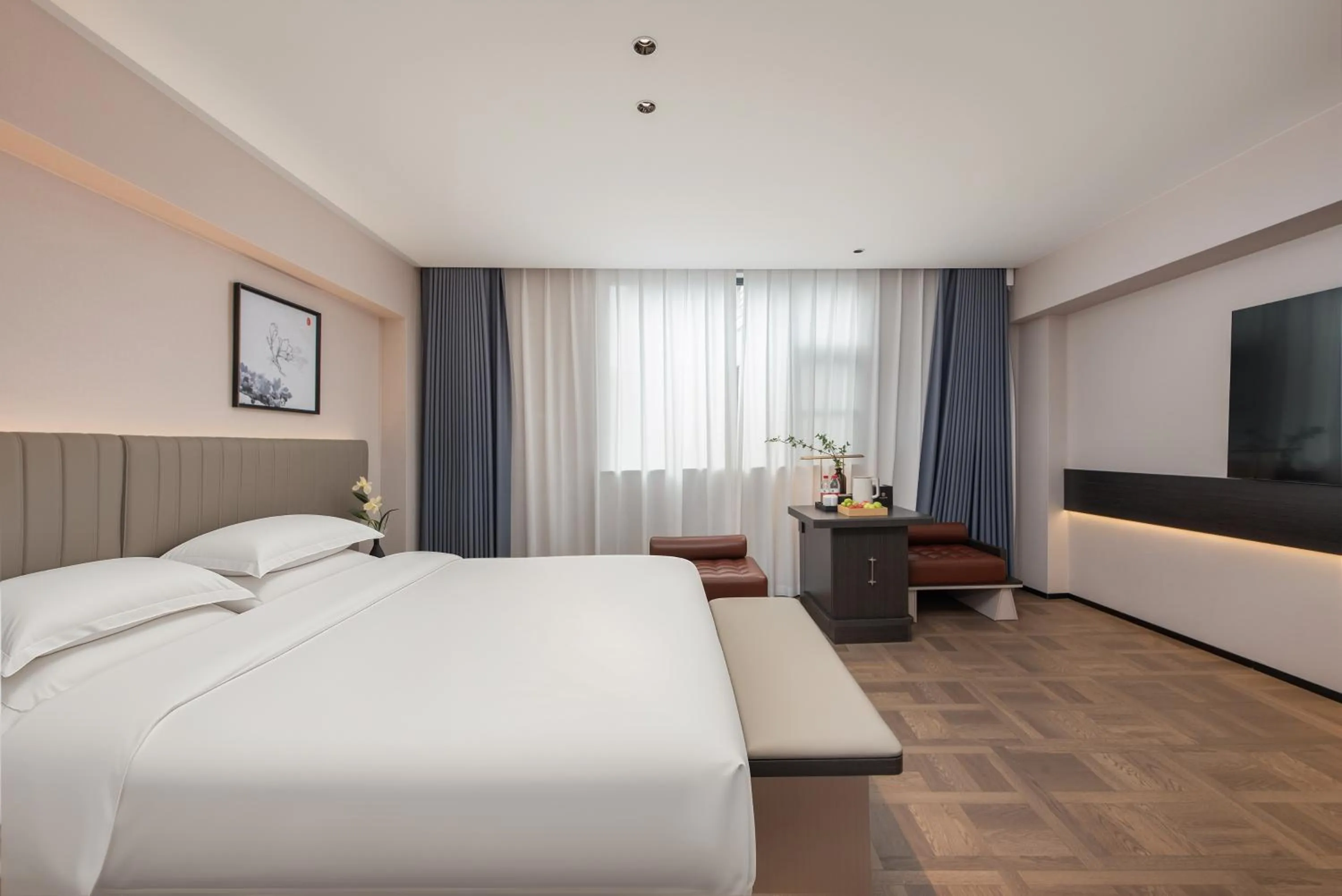 Bedroom, Bed in Waito Hotel Yuexiu Park Guangzhou