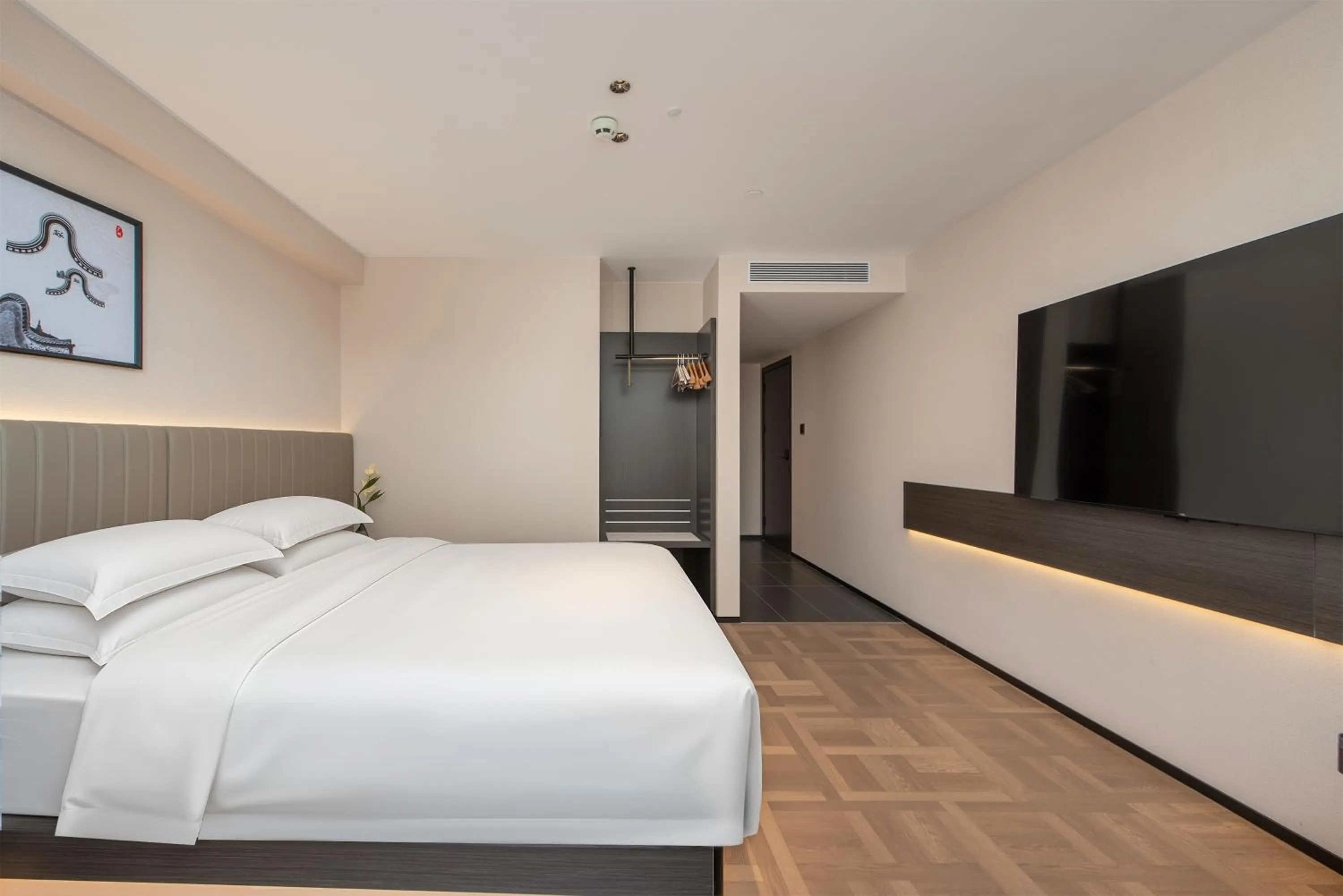 Bedroom, Bed in Waito Hotel Yuexiu Park Guangzhou