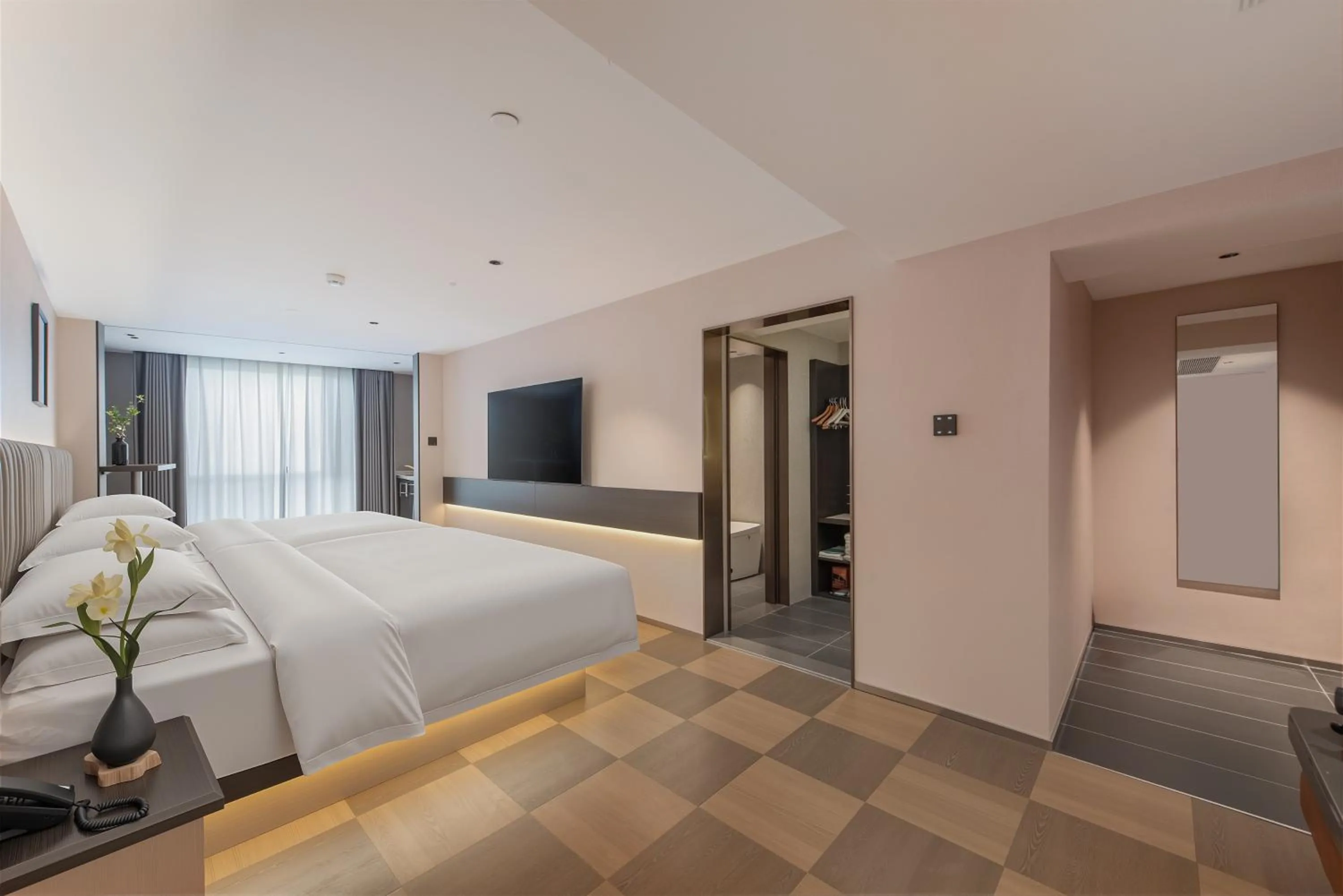 Bedroom, Bed in Waito Hotel Yuexiu Park Guangzhou