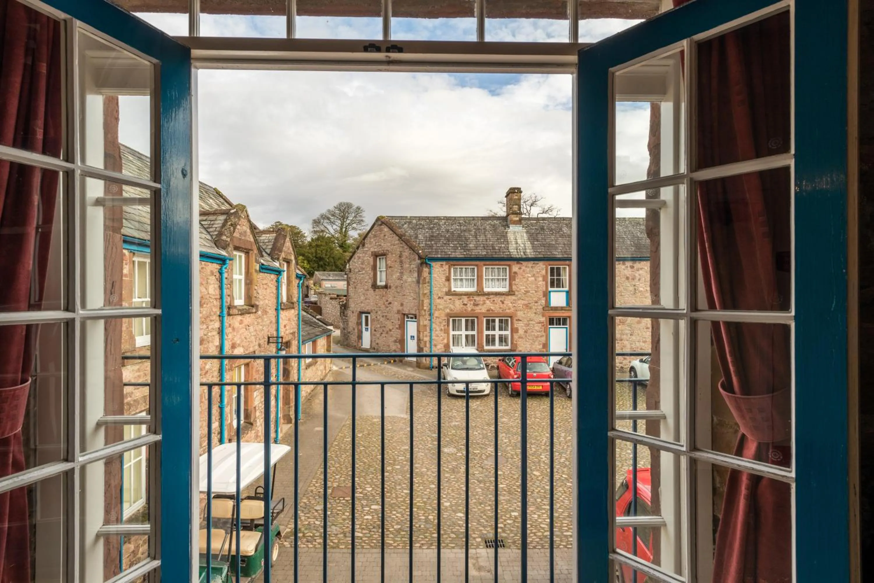 Balcony/Terrace in Muncaster Castle Coachman's Quarters