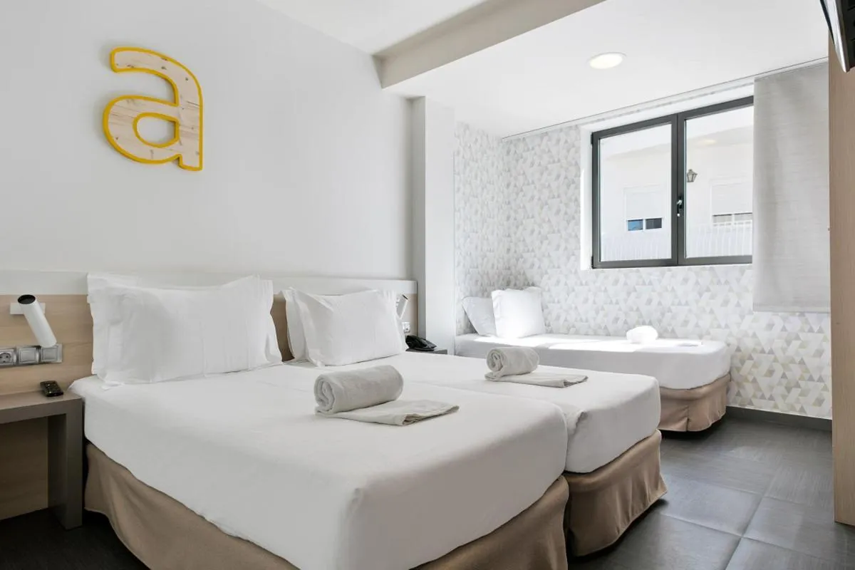 Bed in Hotel Acta Laumon