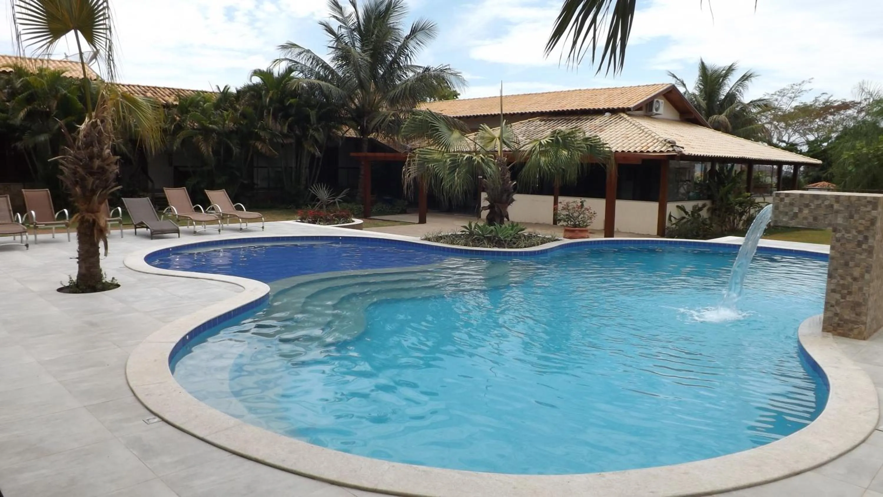 Swimming pool in Pousada Surucuá - Bonito MS