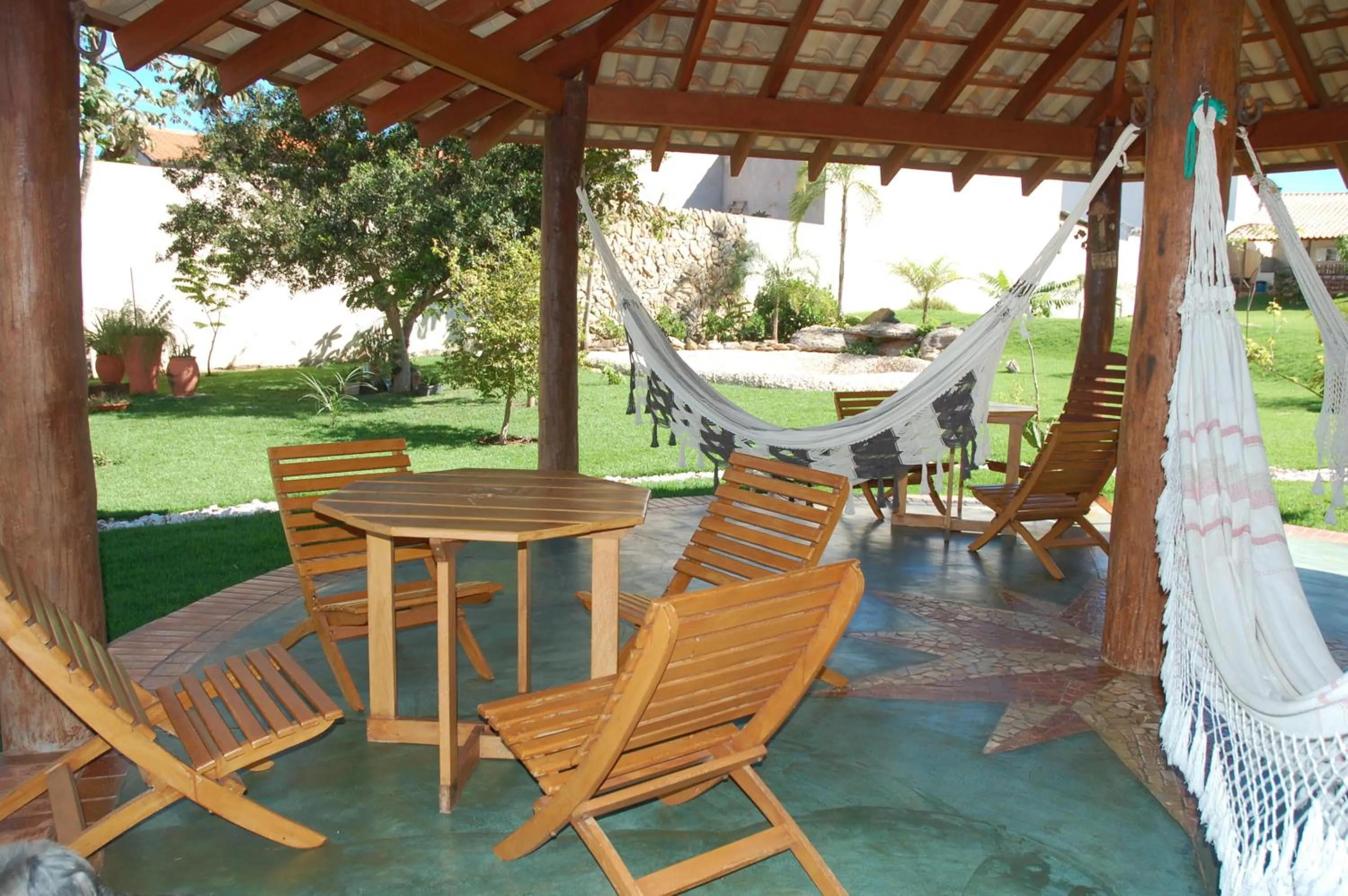 Patio in Pousada Surucuá - Bonito MS