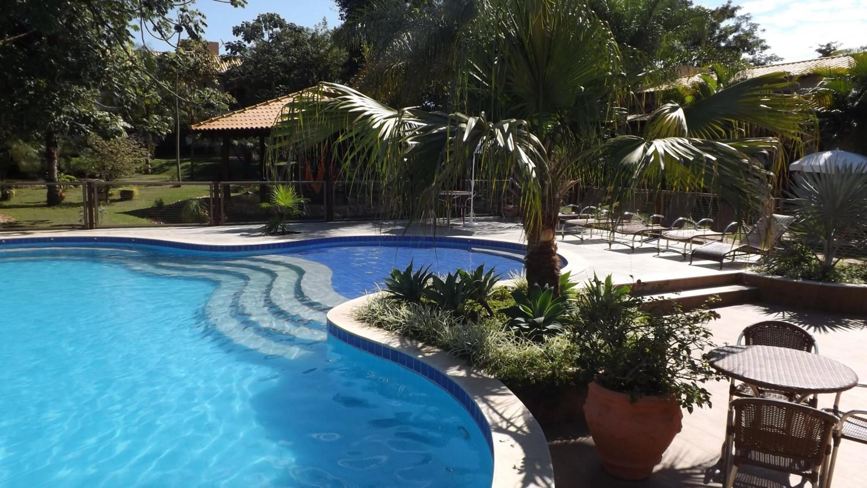 Pool view in Pousada Surucuá - Bonito MS