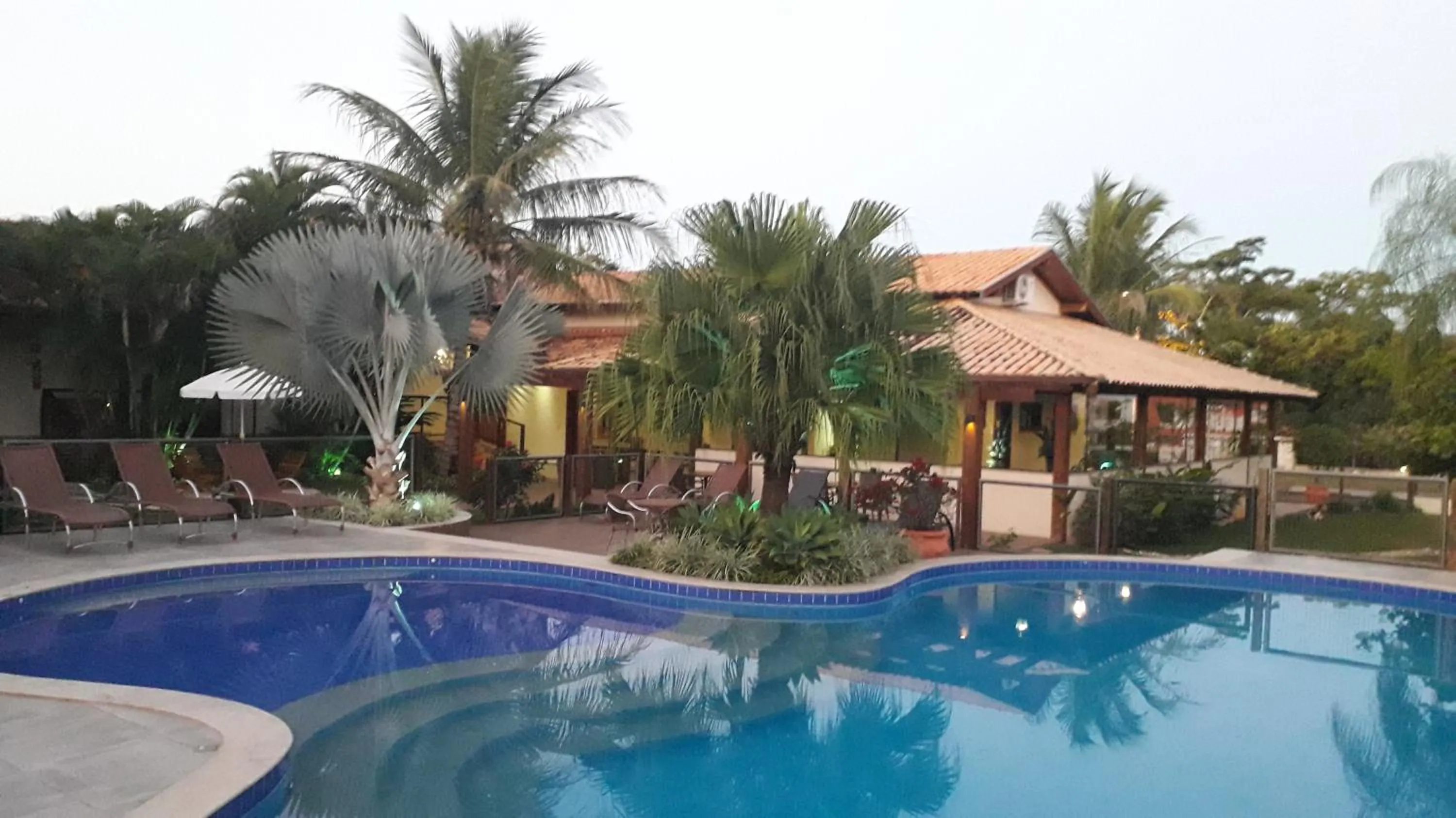 Swimming pool in Pousada Surucuá - Bonito MS